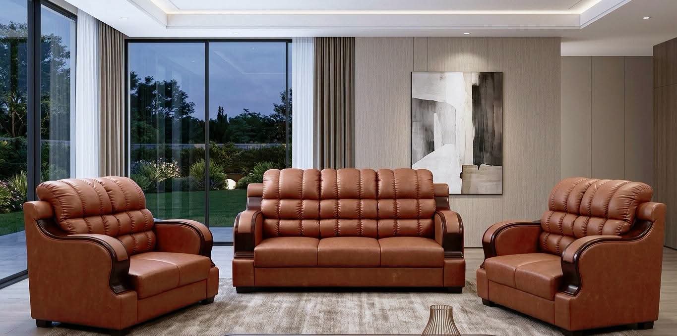 Leather Sofa Set view 2