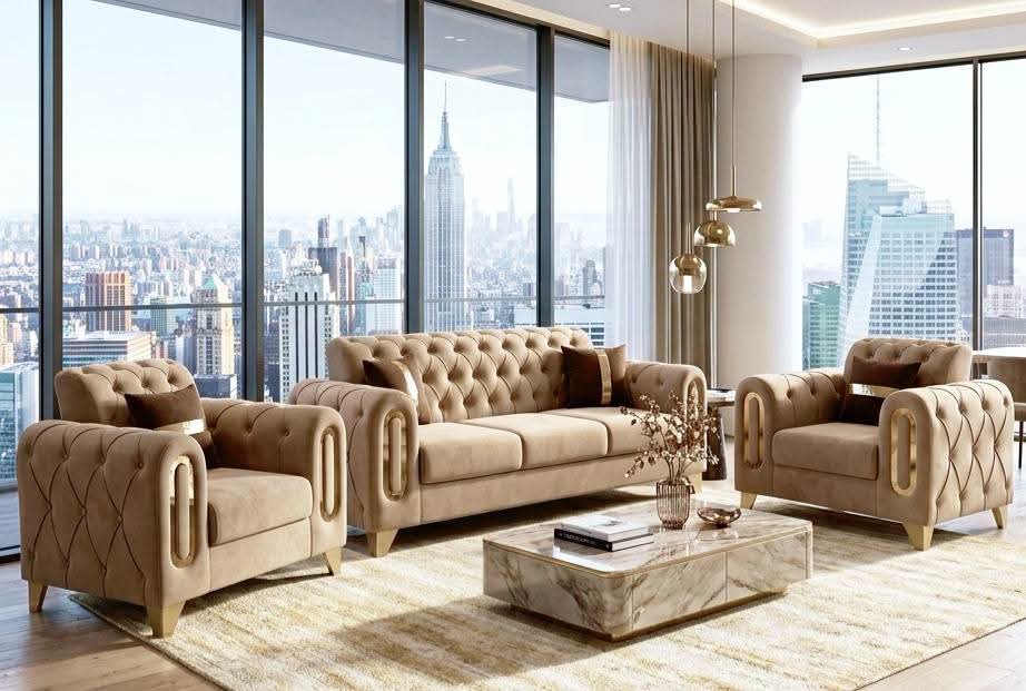 Luxury 5 St Sofa Set view 2