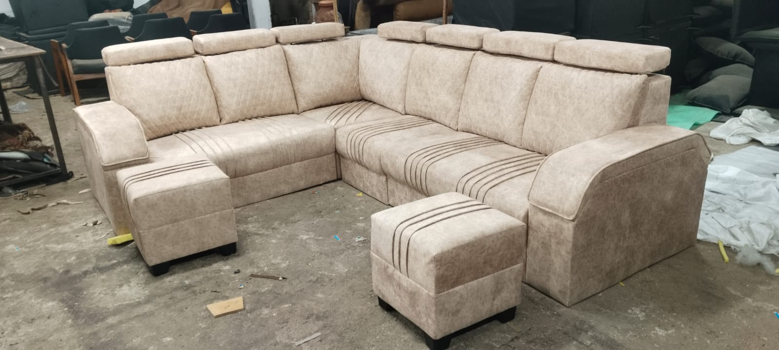 Elegant Corner Sofa view 2
