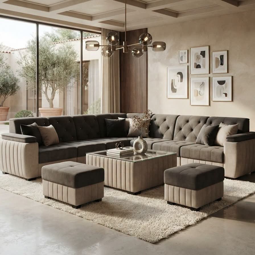 Luxe Modular Sectional Sofa view 2