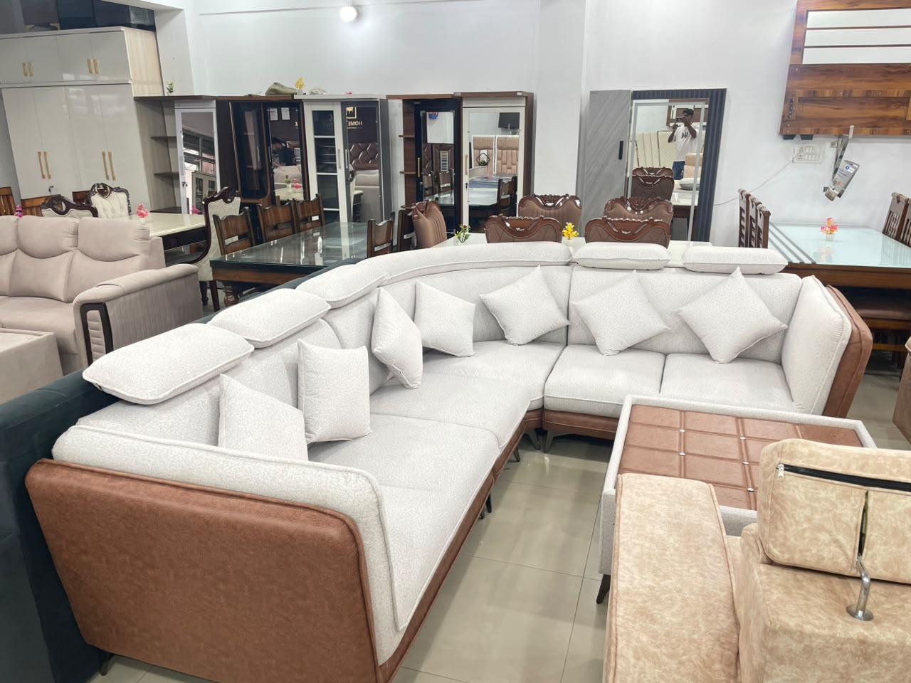 L-Shaped Sofa Set view 2