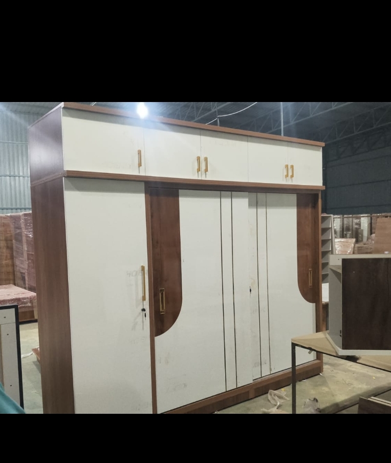 Classic Wooden Wardrobe Slid view 2