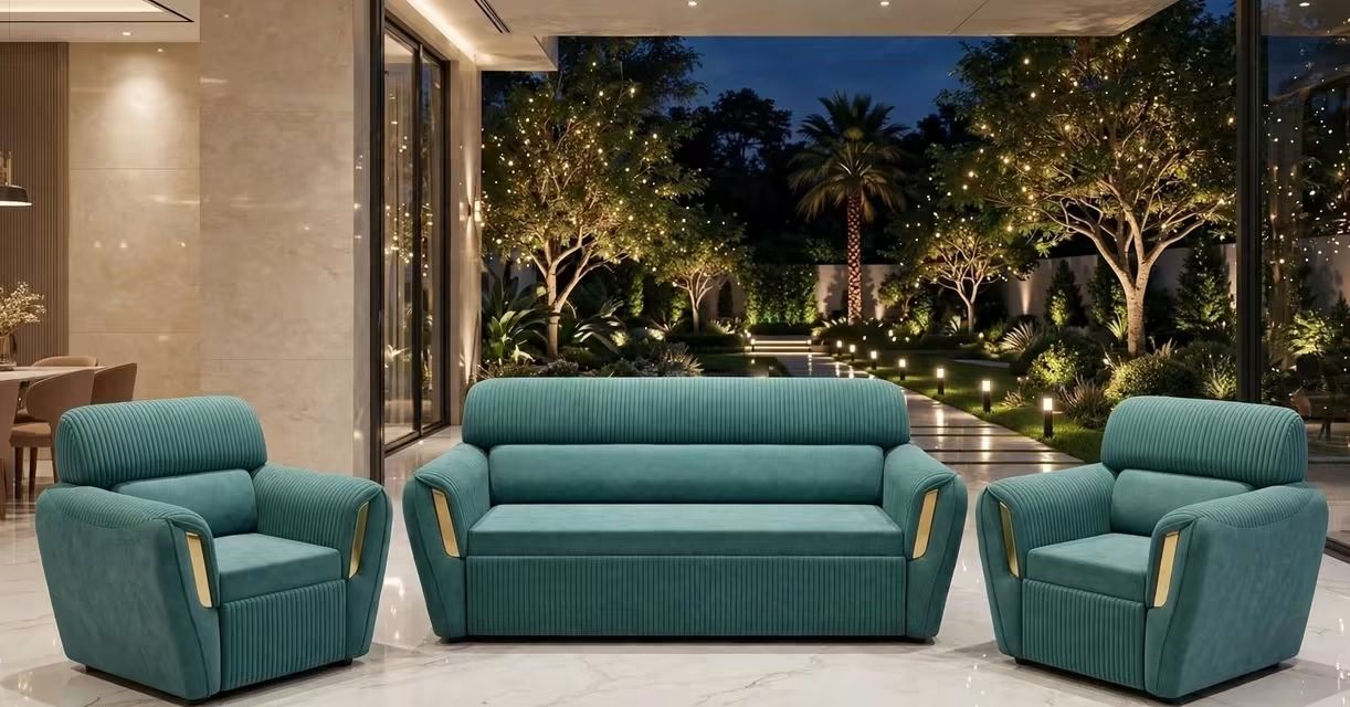 Elegant Living Room Sofa Set Light view 2