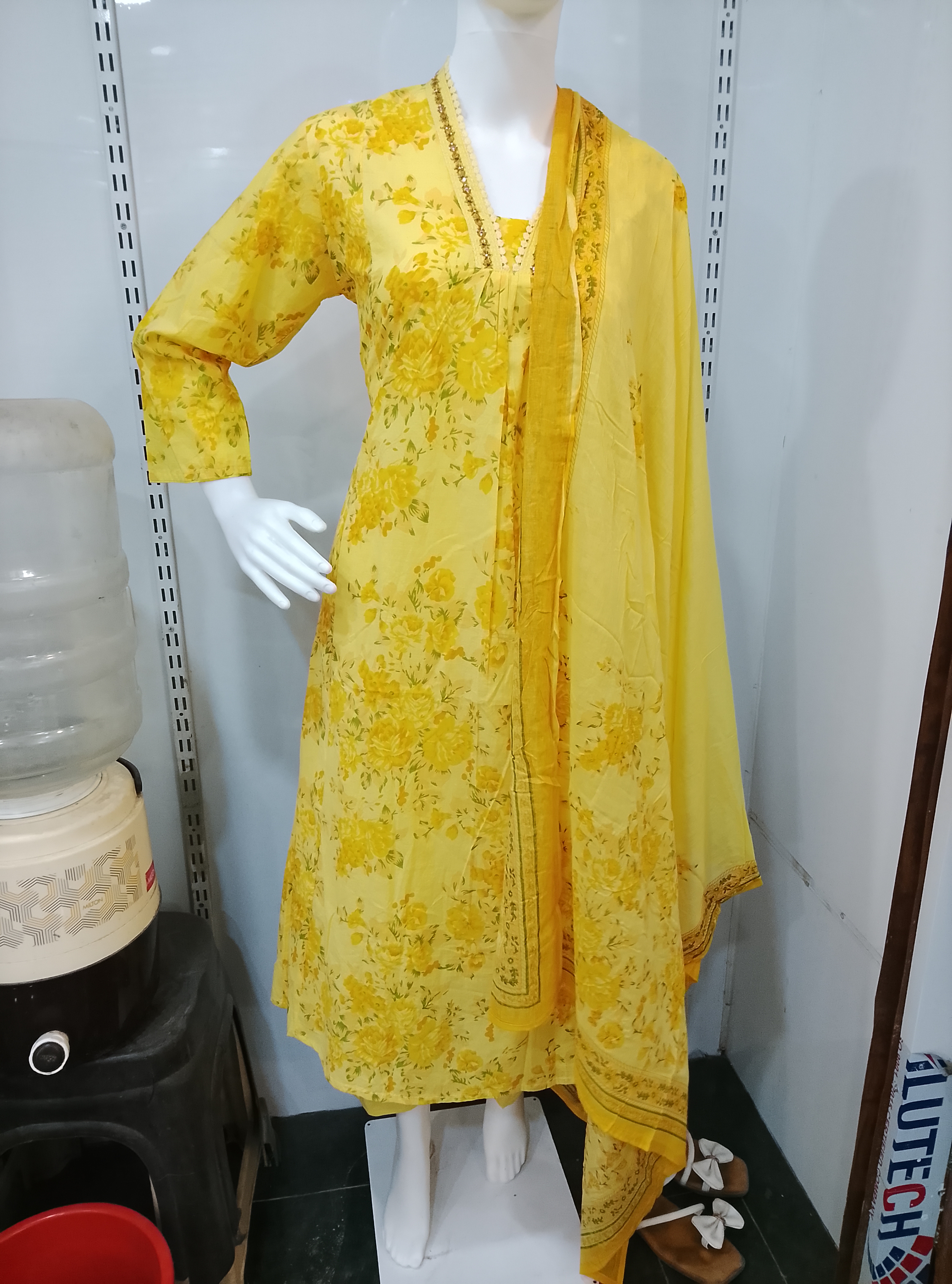 Yellow Floral Suit view 2