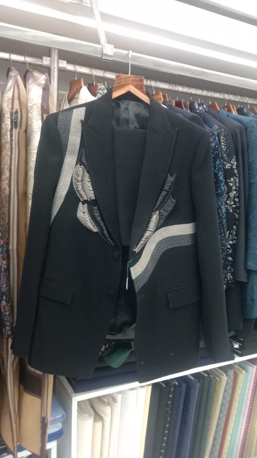 Embroidered Mens Blazer view 2