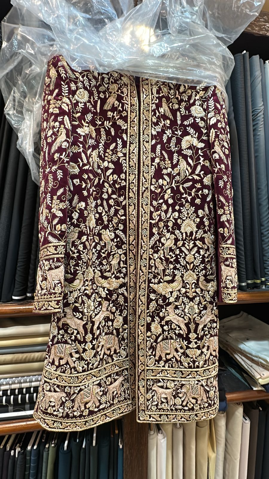 Embroidered Sherwani view 2