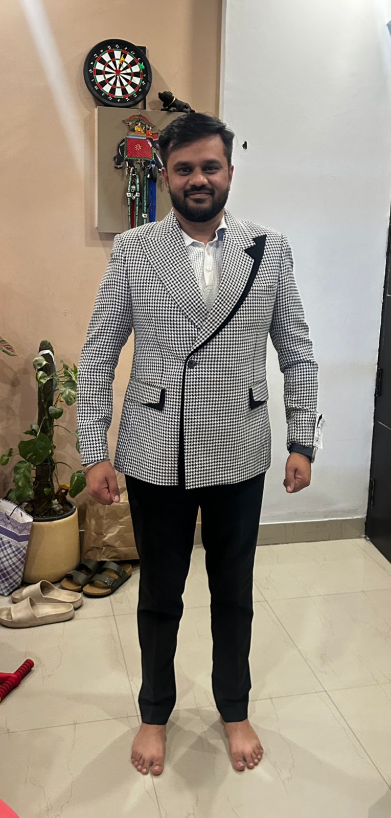 Mens Houndstooth Blazer view 2