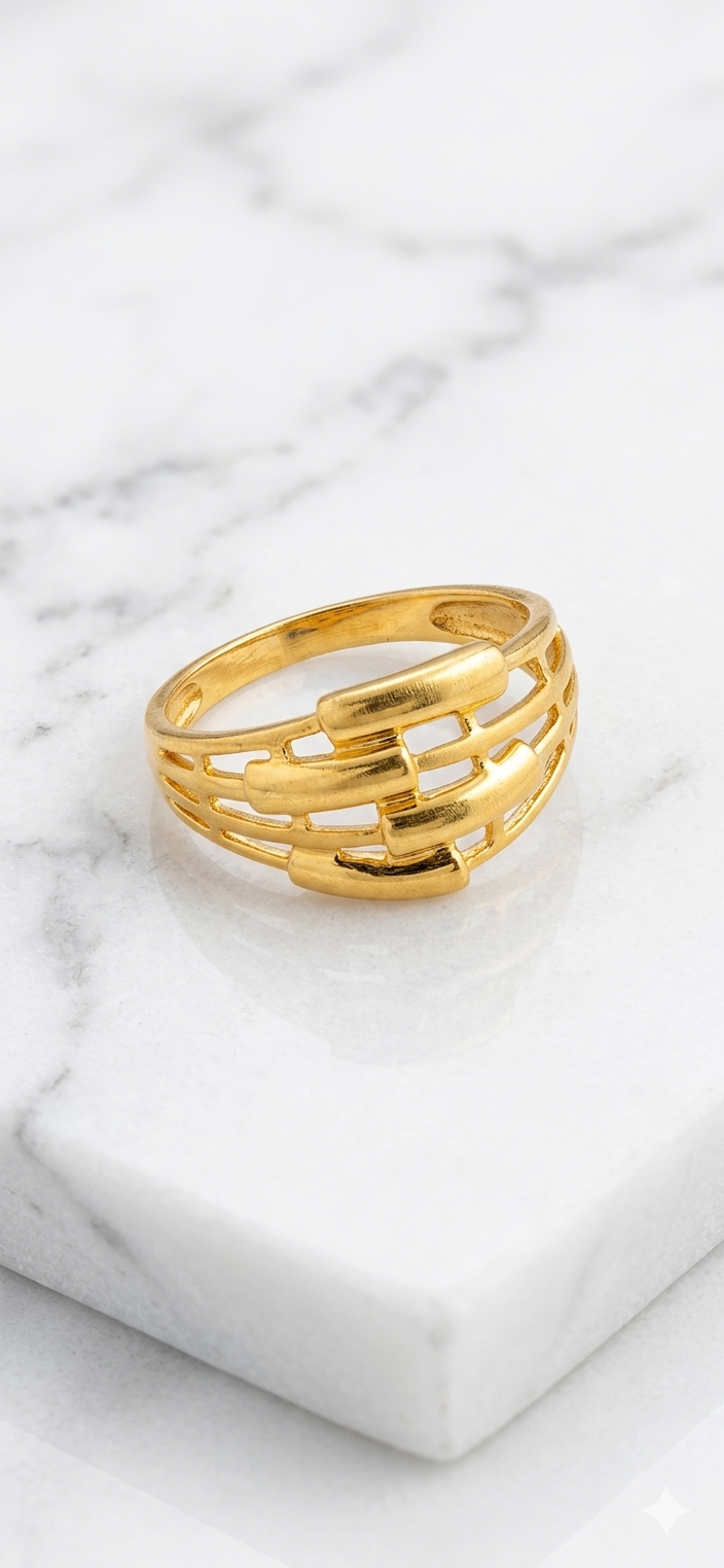 Elegant Gold Ring view 2