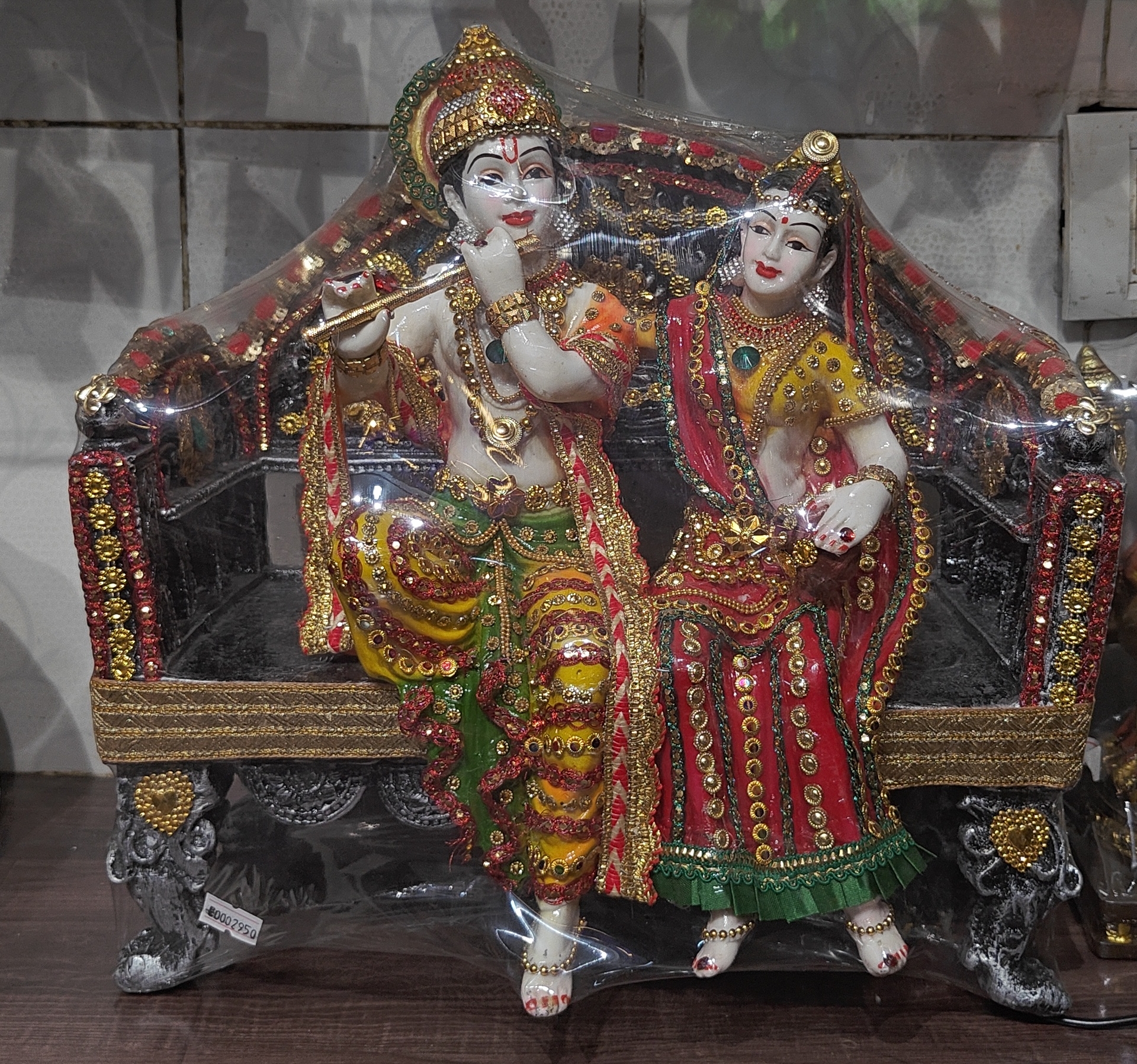 Krishna and Radha Idol view 2
