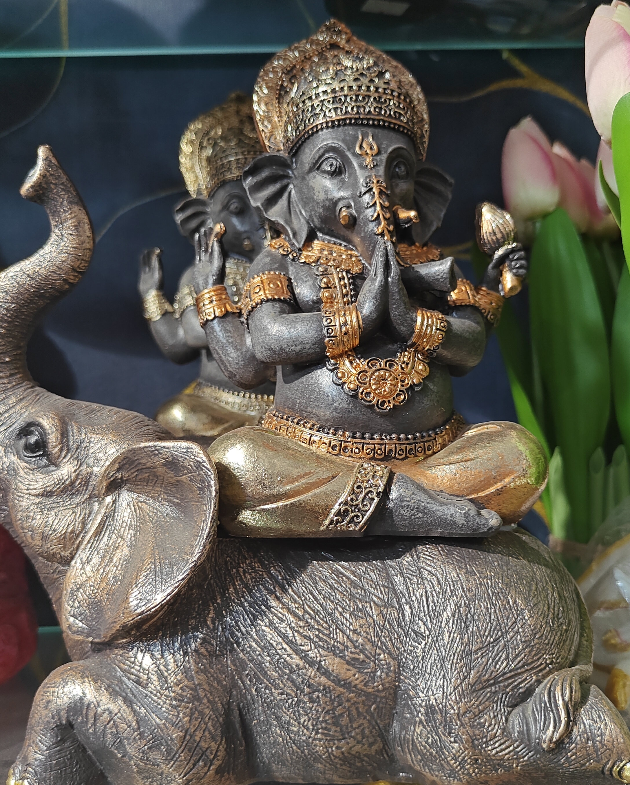 Ganesha Elephant Sculpture view 2