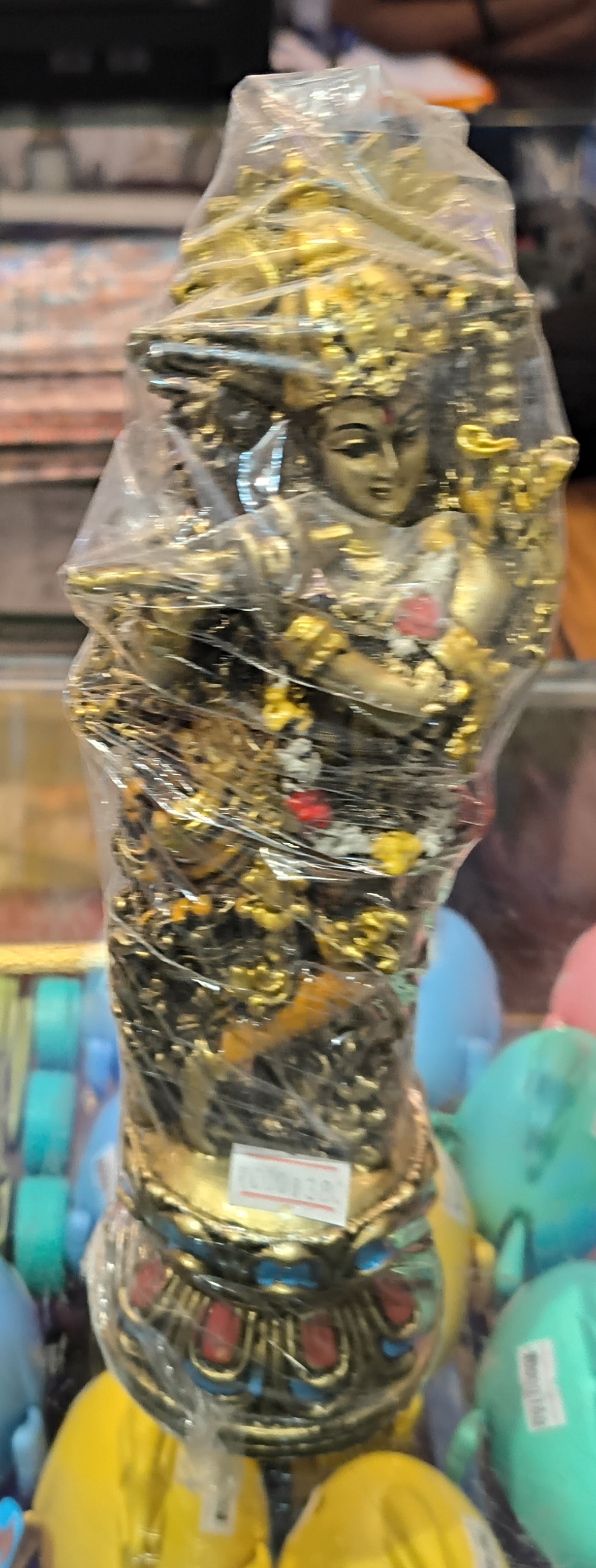 Golden Deity Figure view 2