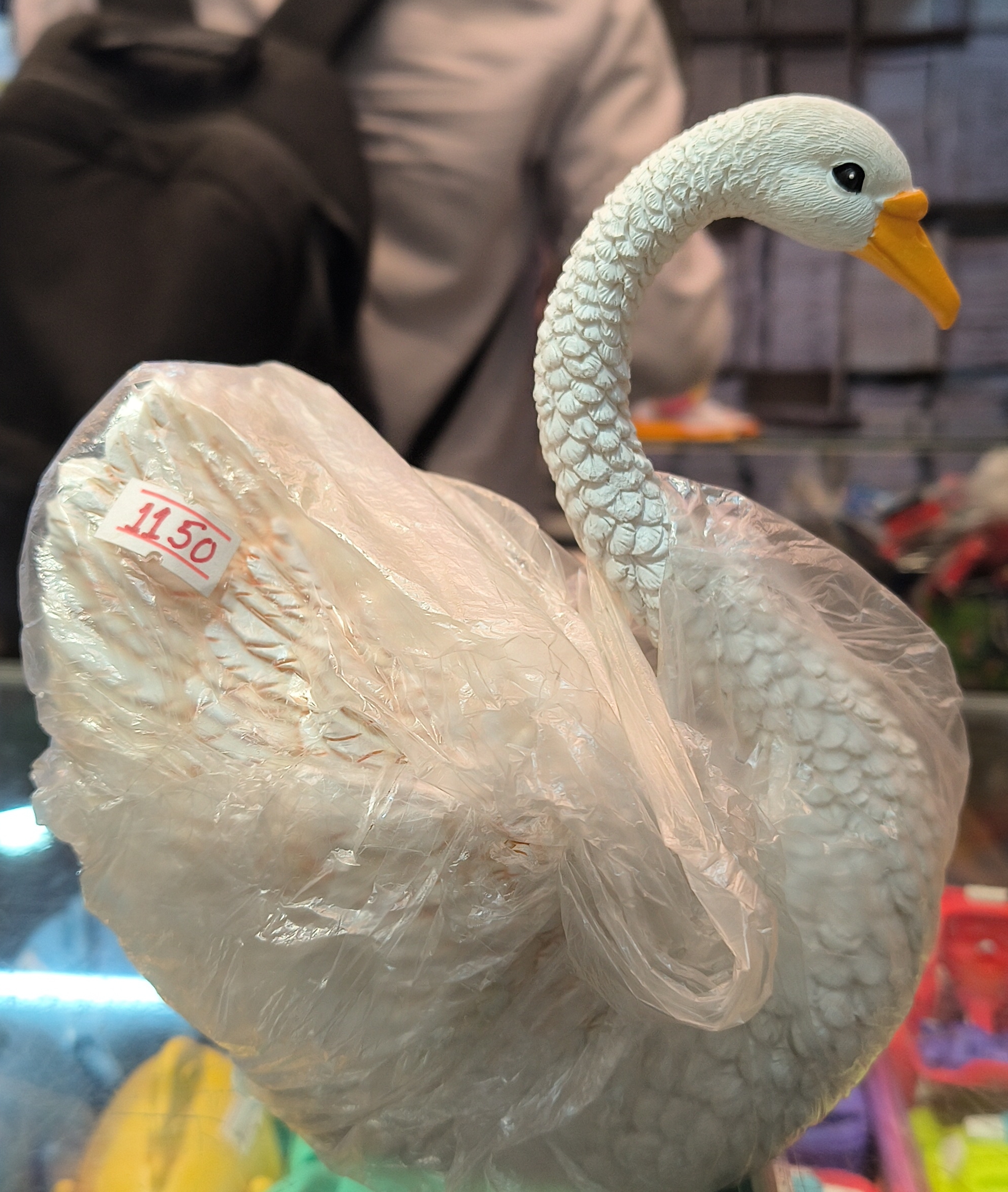 Swan Figurine view 2