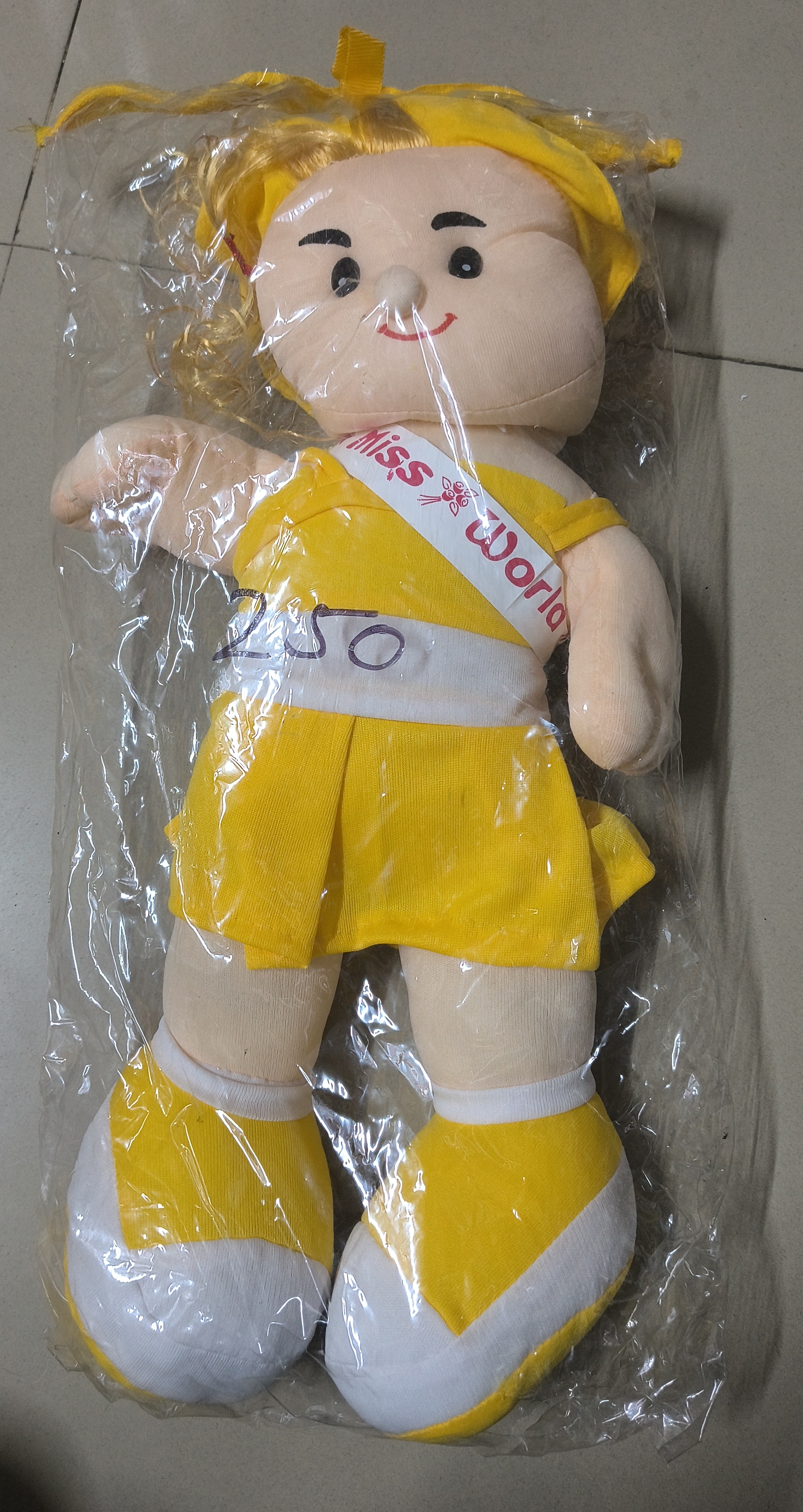 Miss World Plush Doll view 2