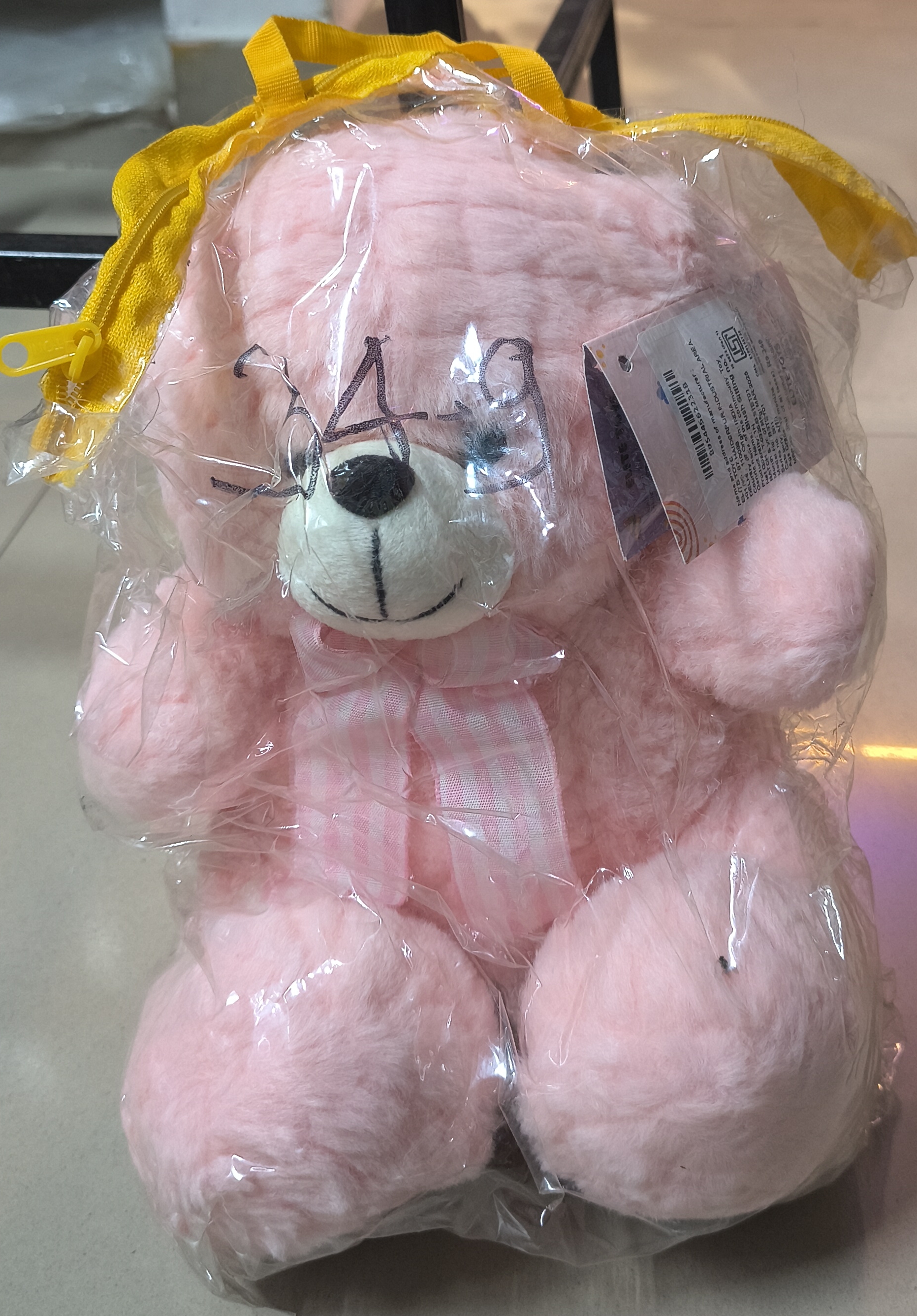 Pink Teddy Bear view 2