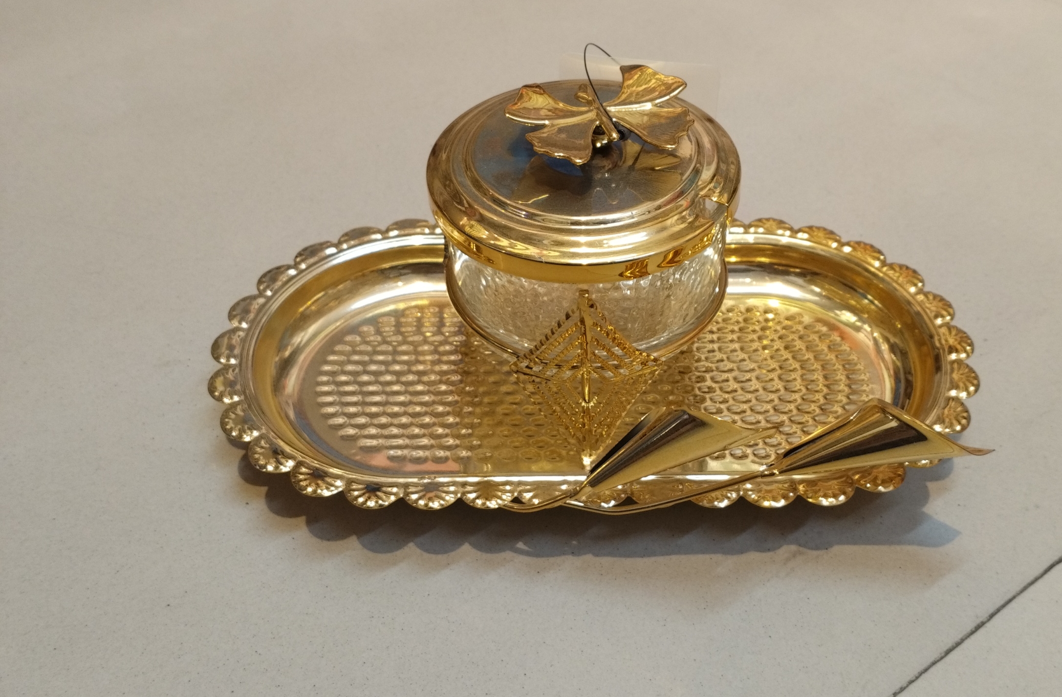 Decorative Glass Dry Fruits Container view 2