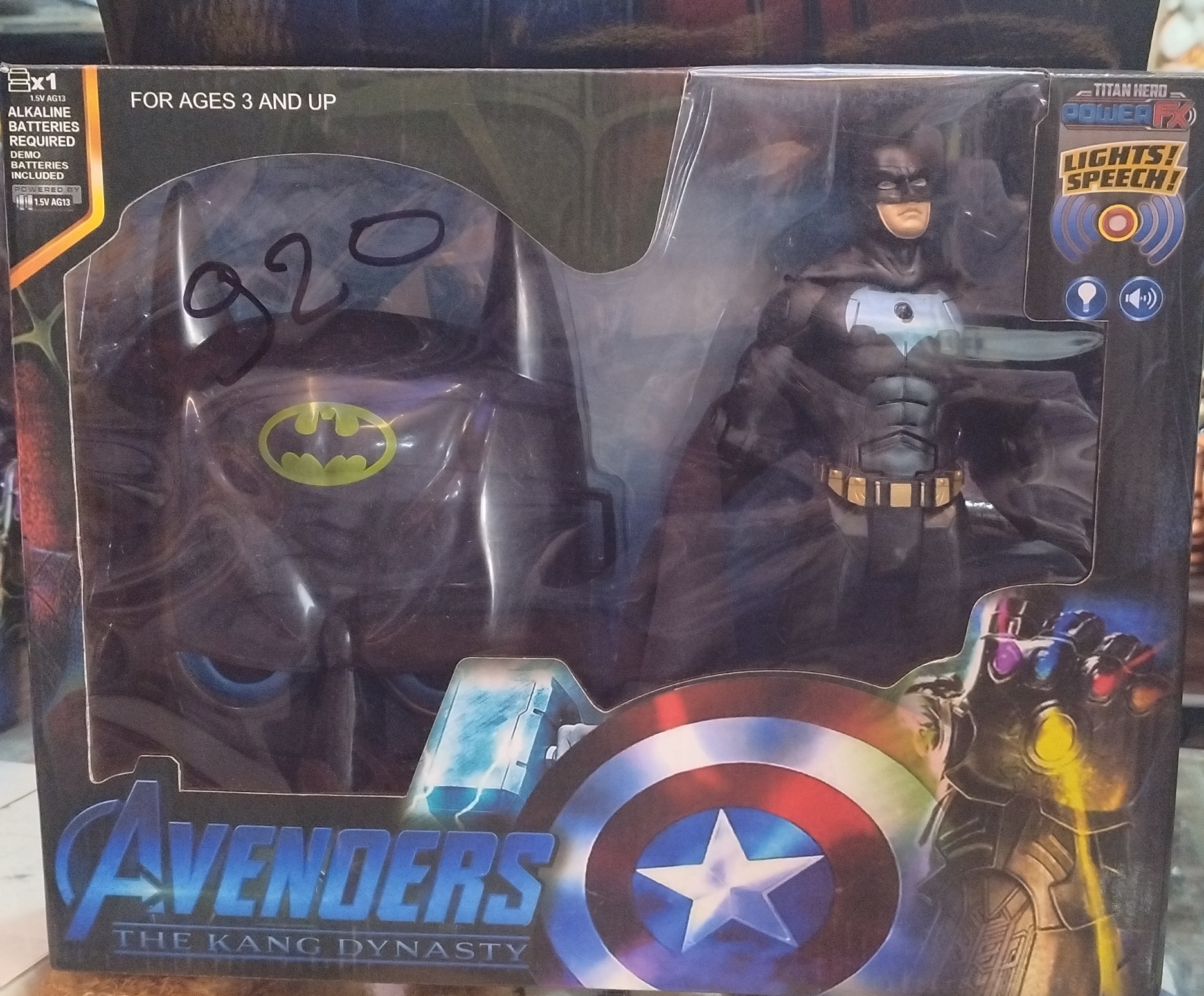 Avengers Batman Figure view 2