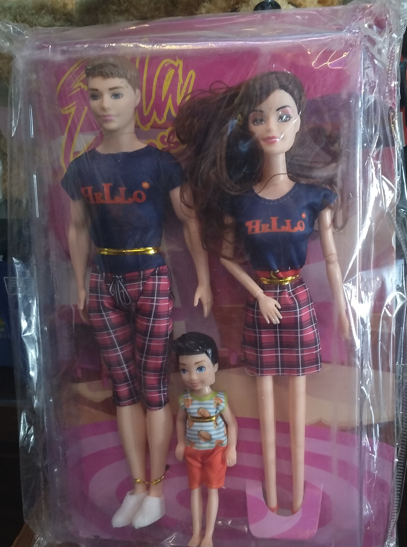 Hello Family Dolls view 2