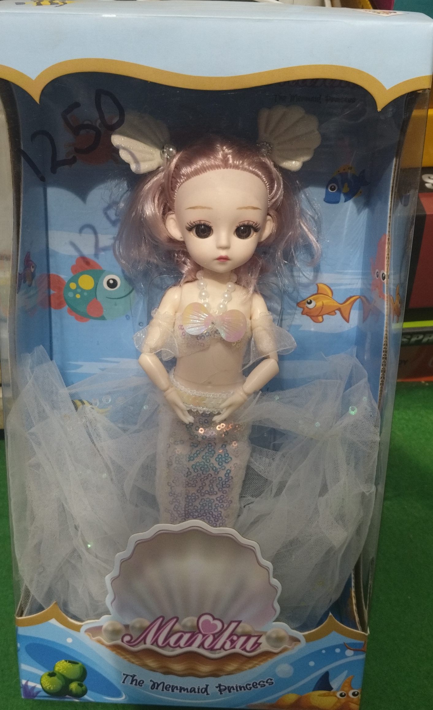 Manku Mermaid Princess Doll view 2