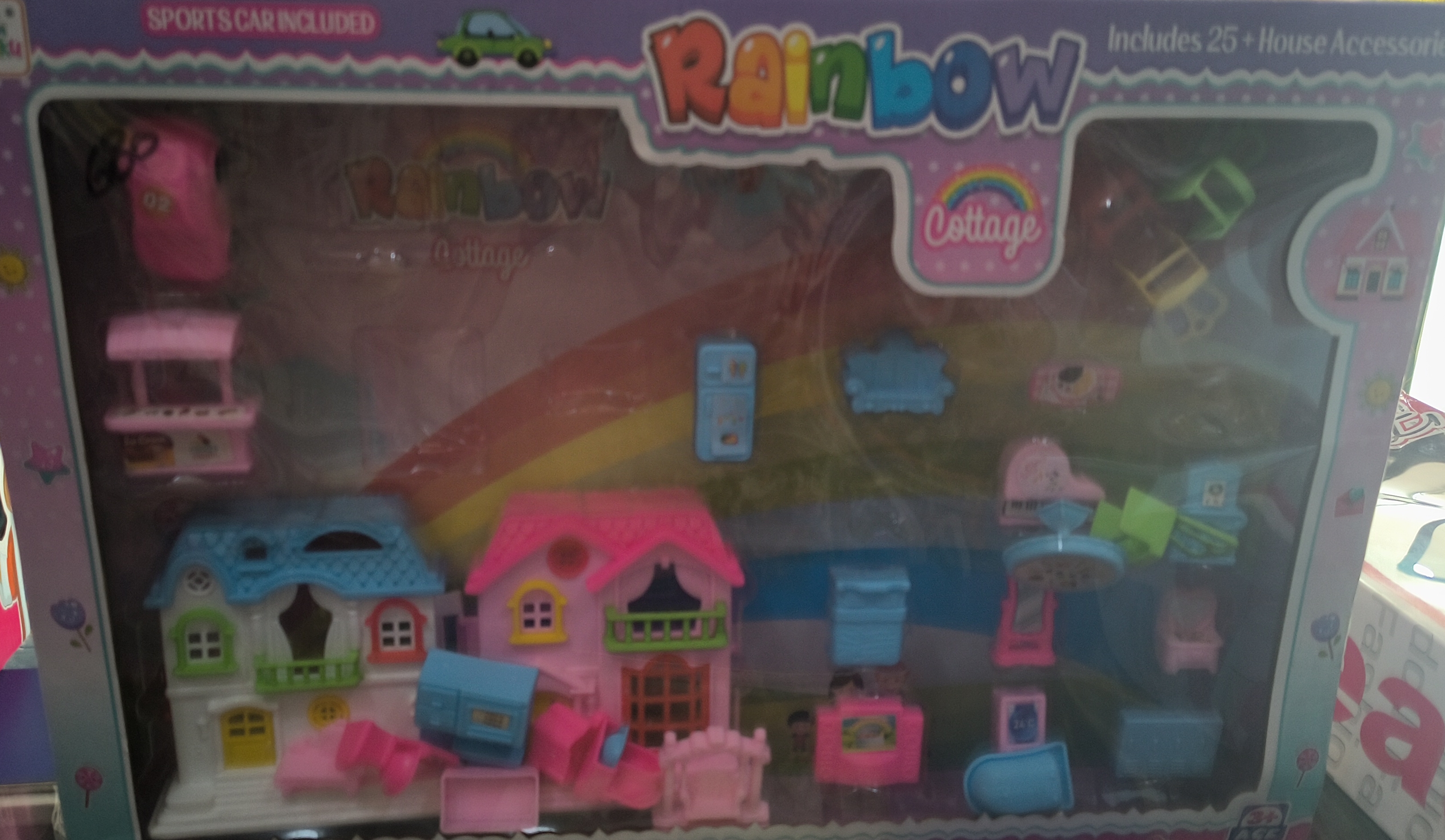 Rainbow Cottage Playset view 2