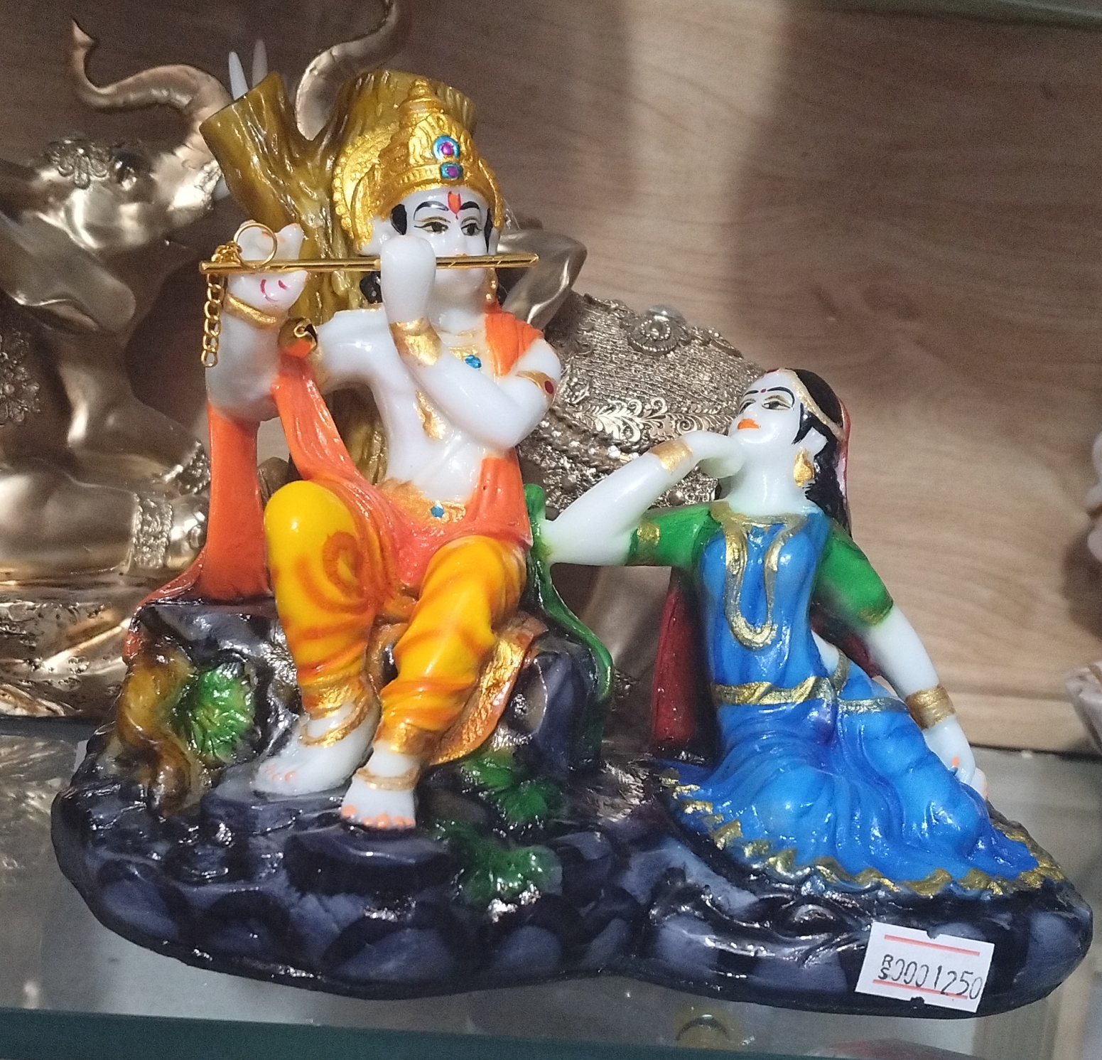 Krishna and Radha Idol Ggfj view 2