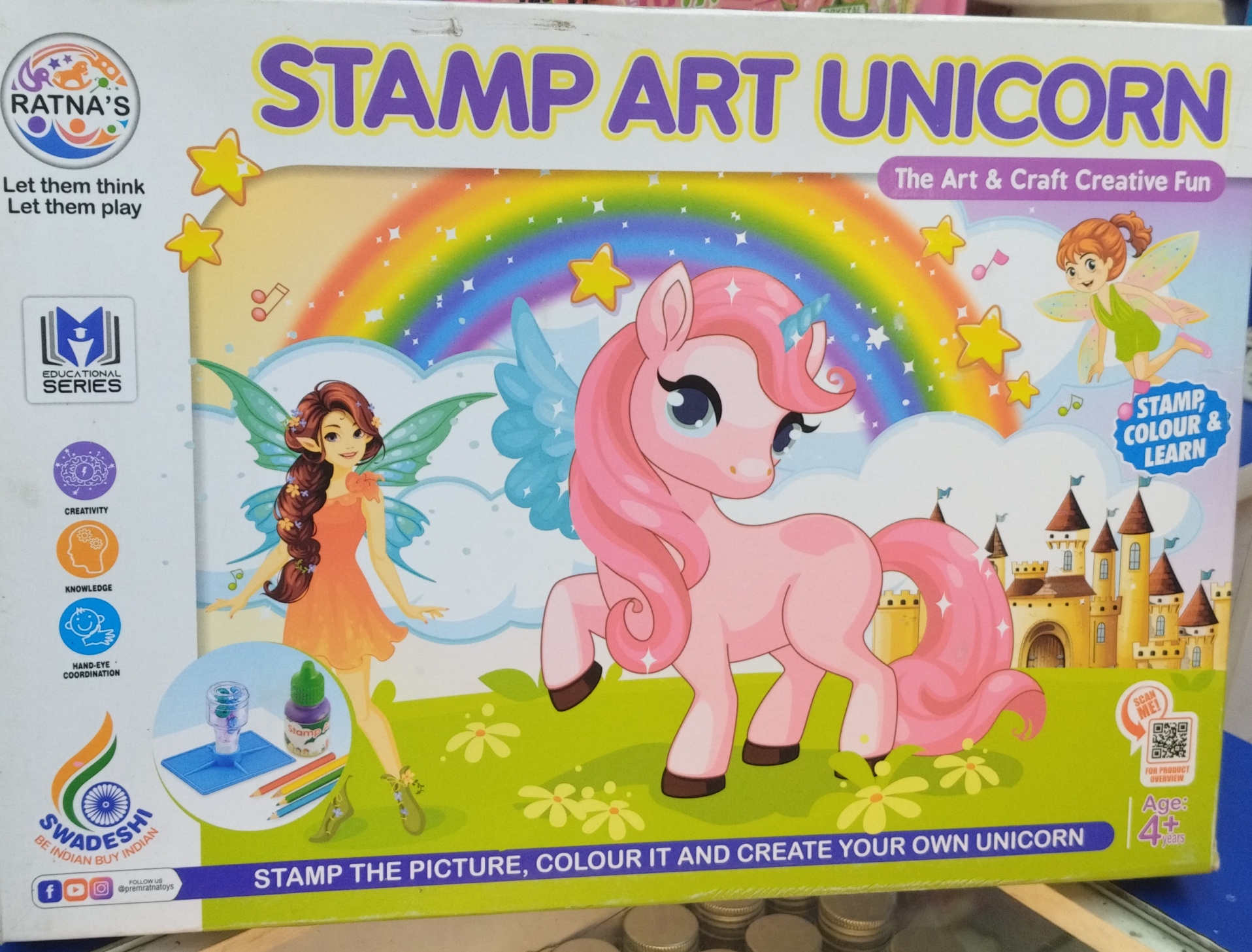 Ratnas Stamp Art Unicorn view 2