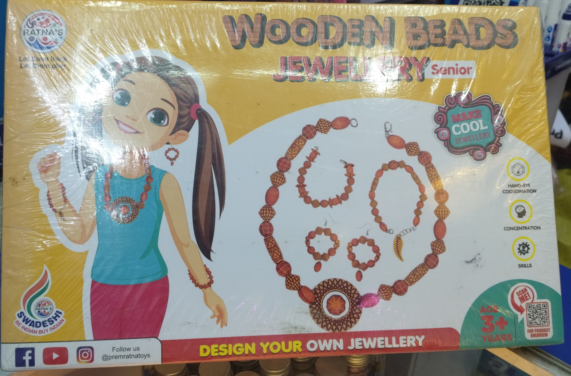 Wooden Beads Jewellery by Ratnas view 2