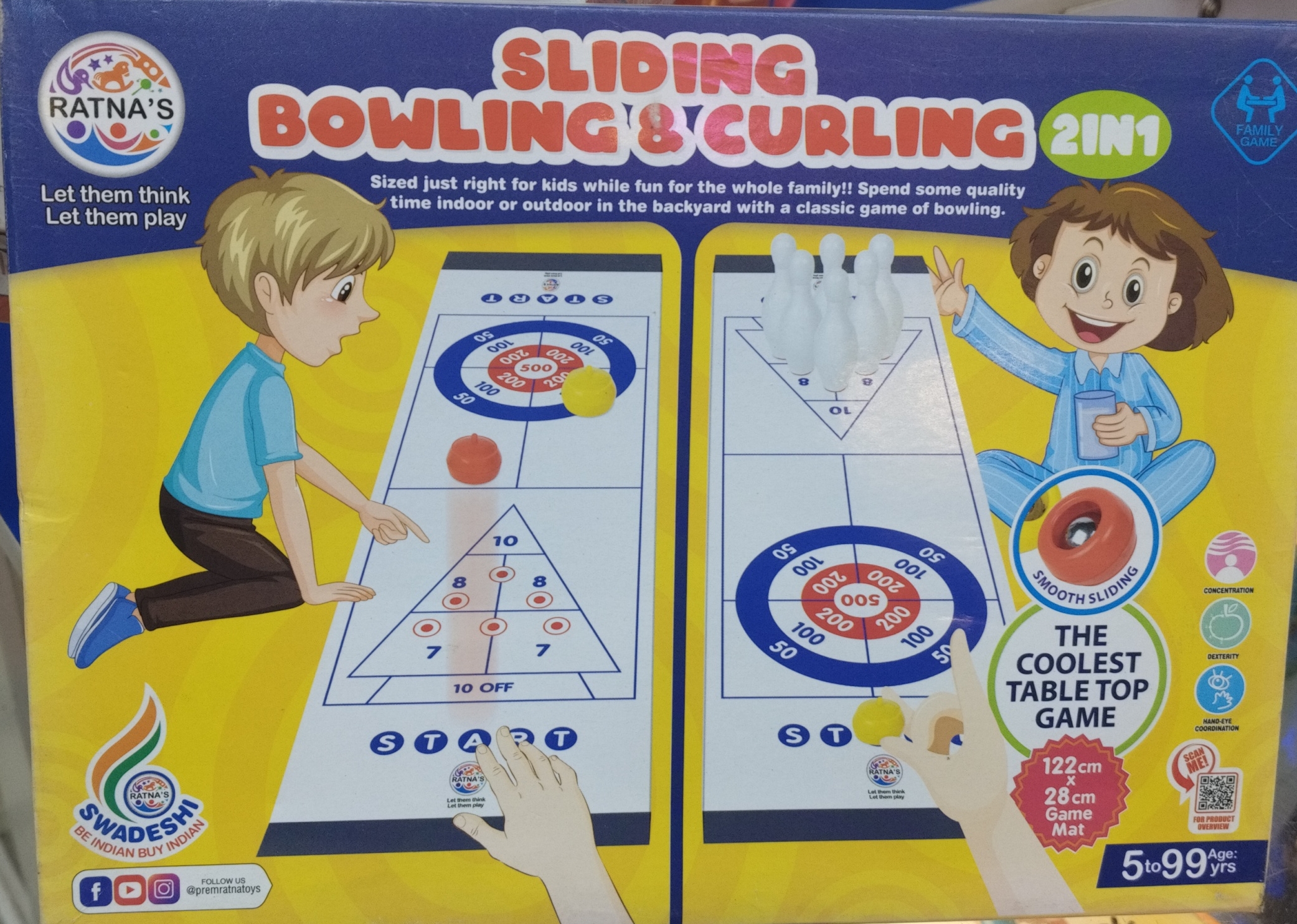 Ratnas Sliding Bowling & Curling 2in1 view 2