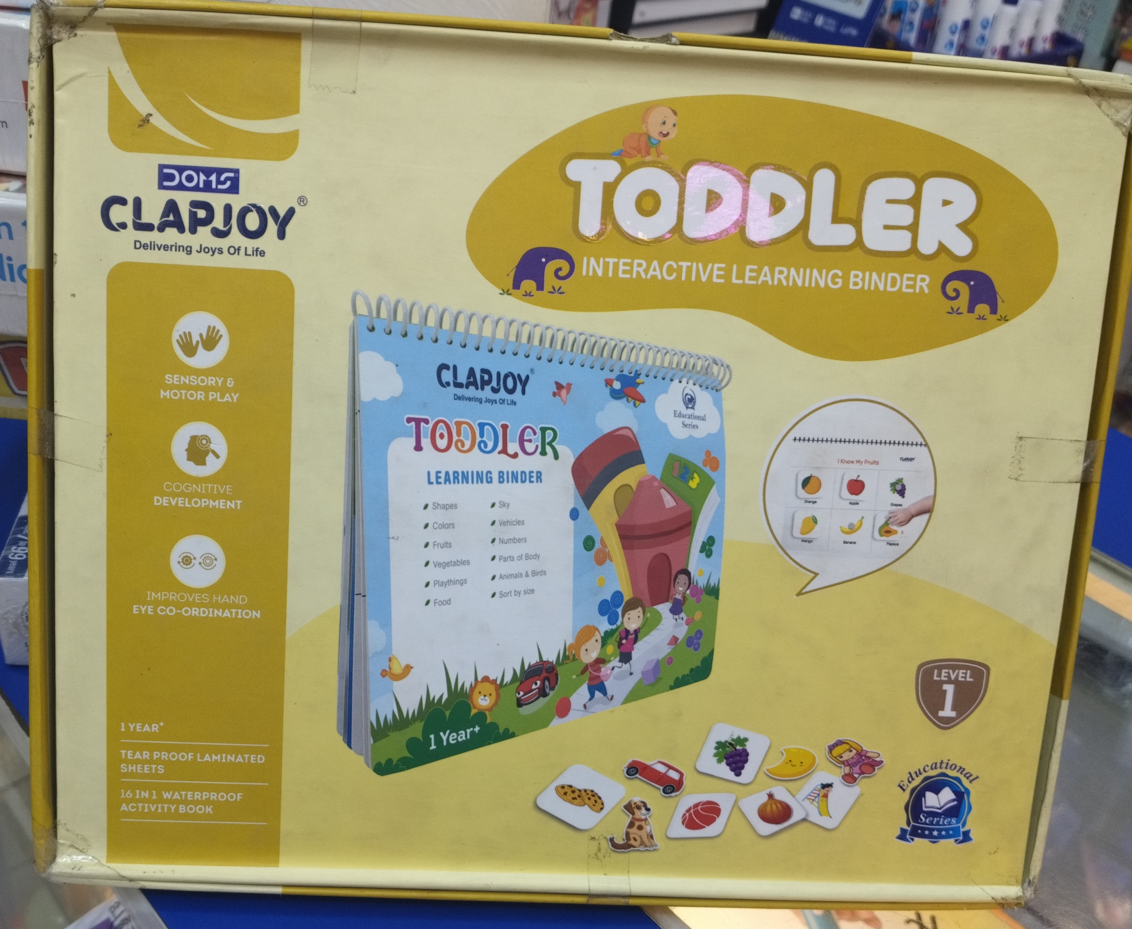 Clapjoy Toddler Interactive Learning Binder view 2