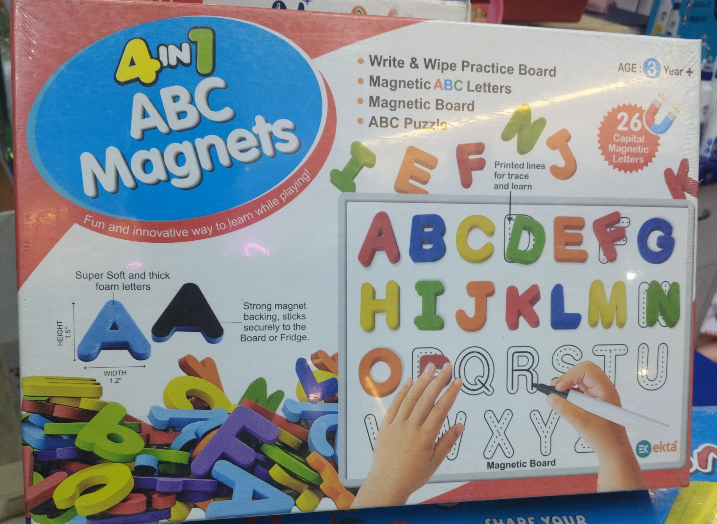 4 in 1 ABC Magnets view 2