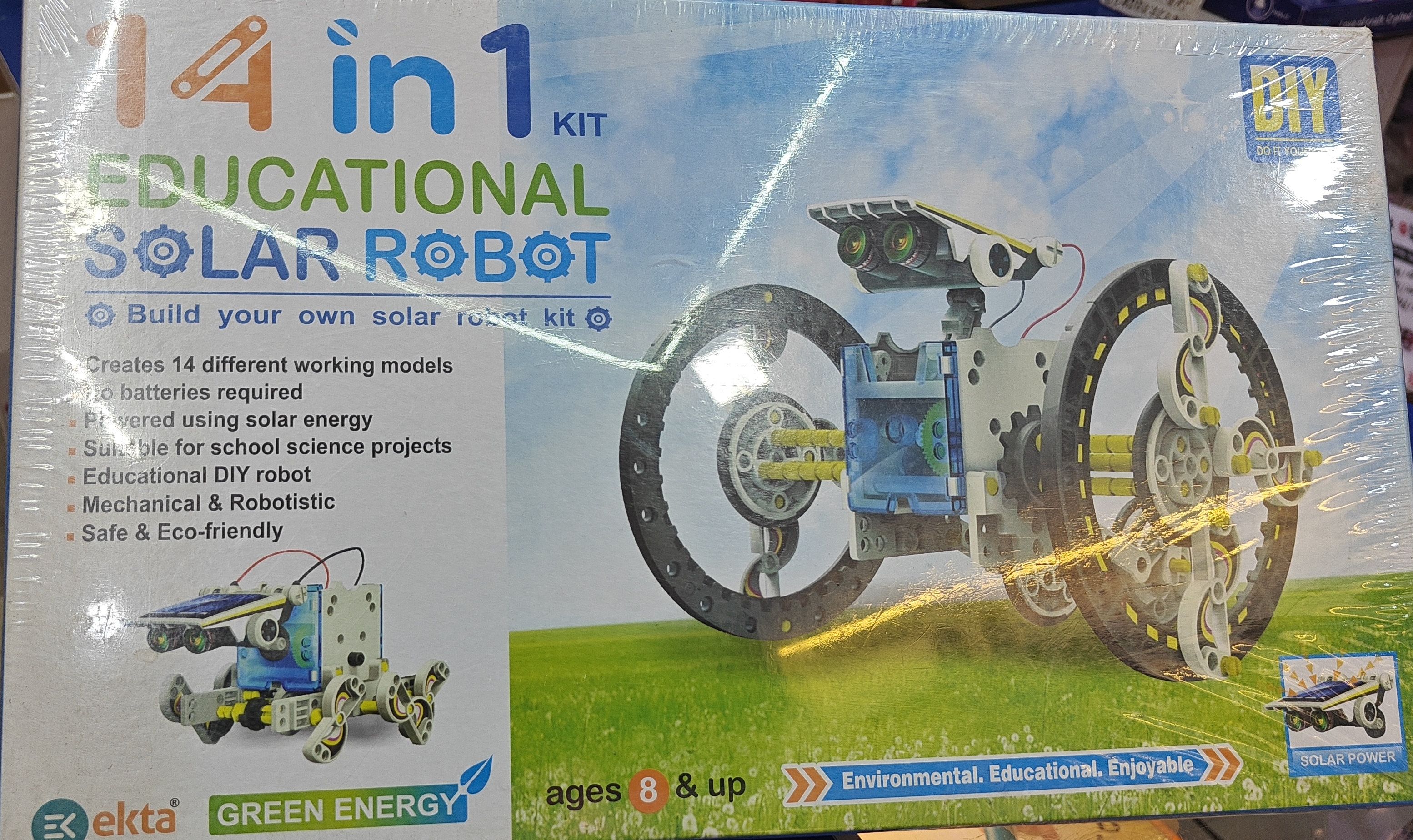 14 in 1 Educational Solar Robot Kit view 2
