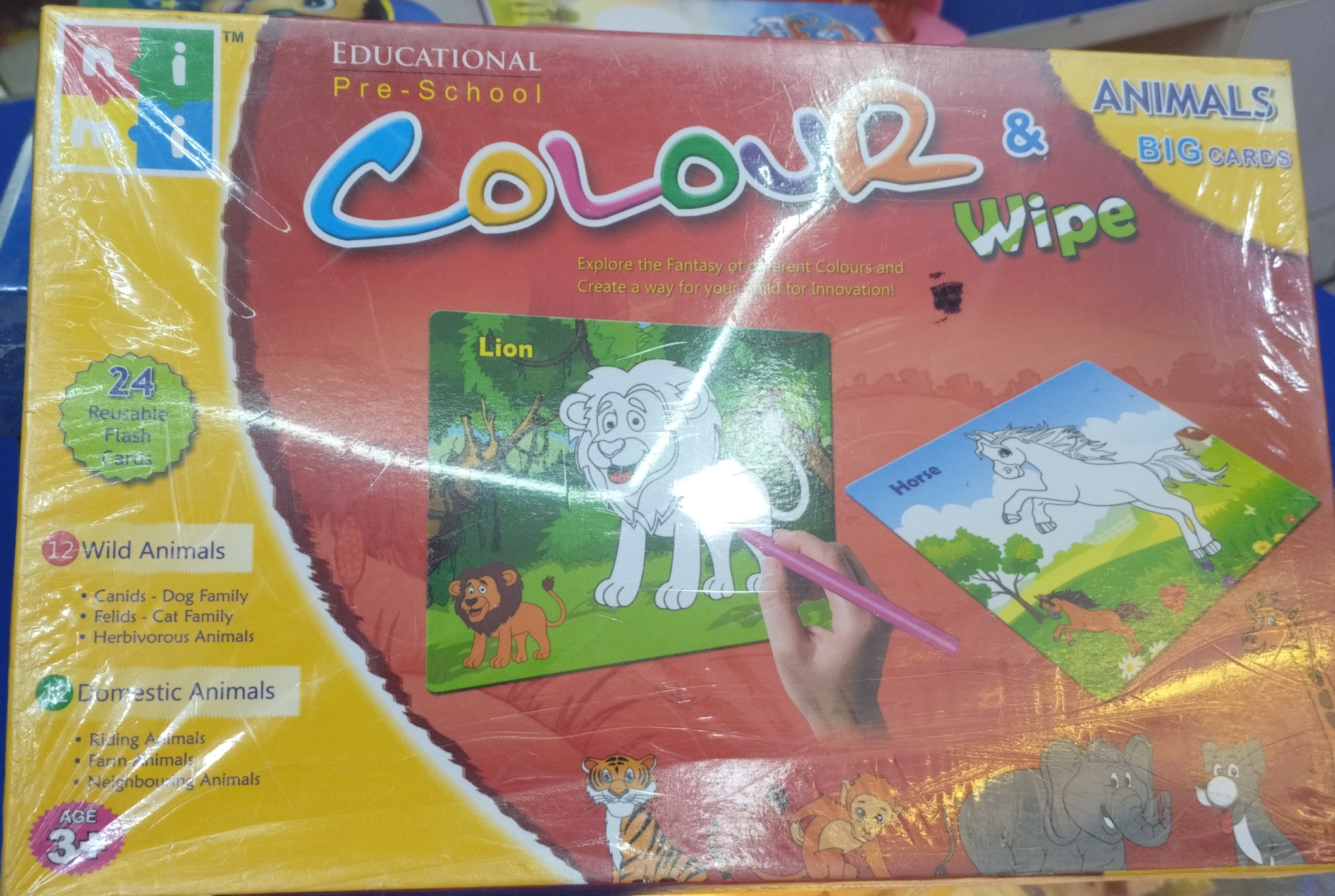 Colour & Wipe Educational Flash Cards view 2