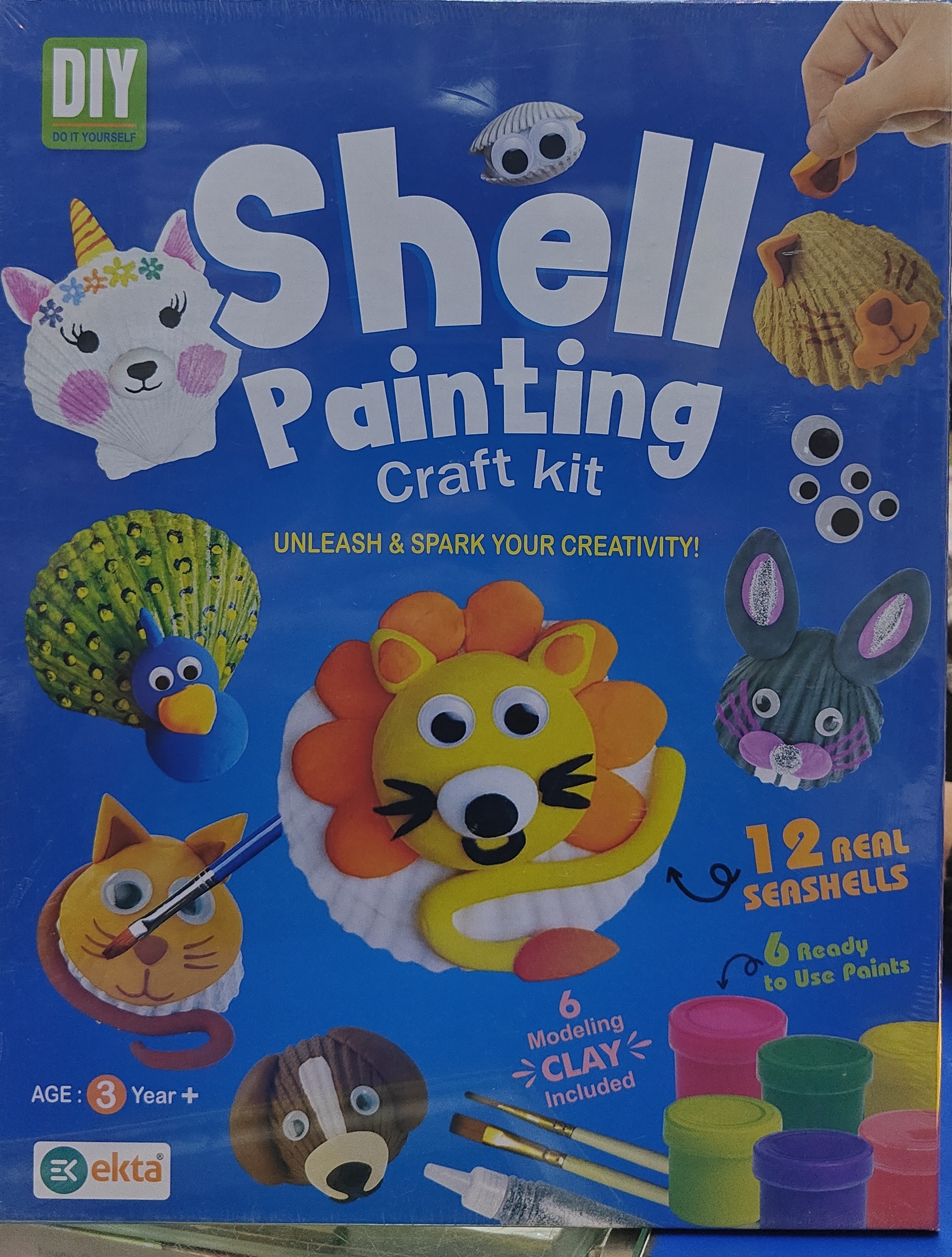 Shell Painting Craft Kit by Ekta view 2