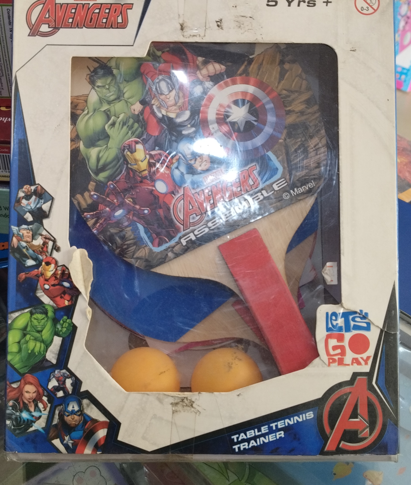 Avengers Table Tennis Trainer view 2