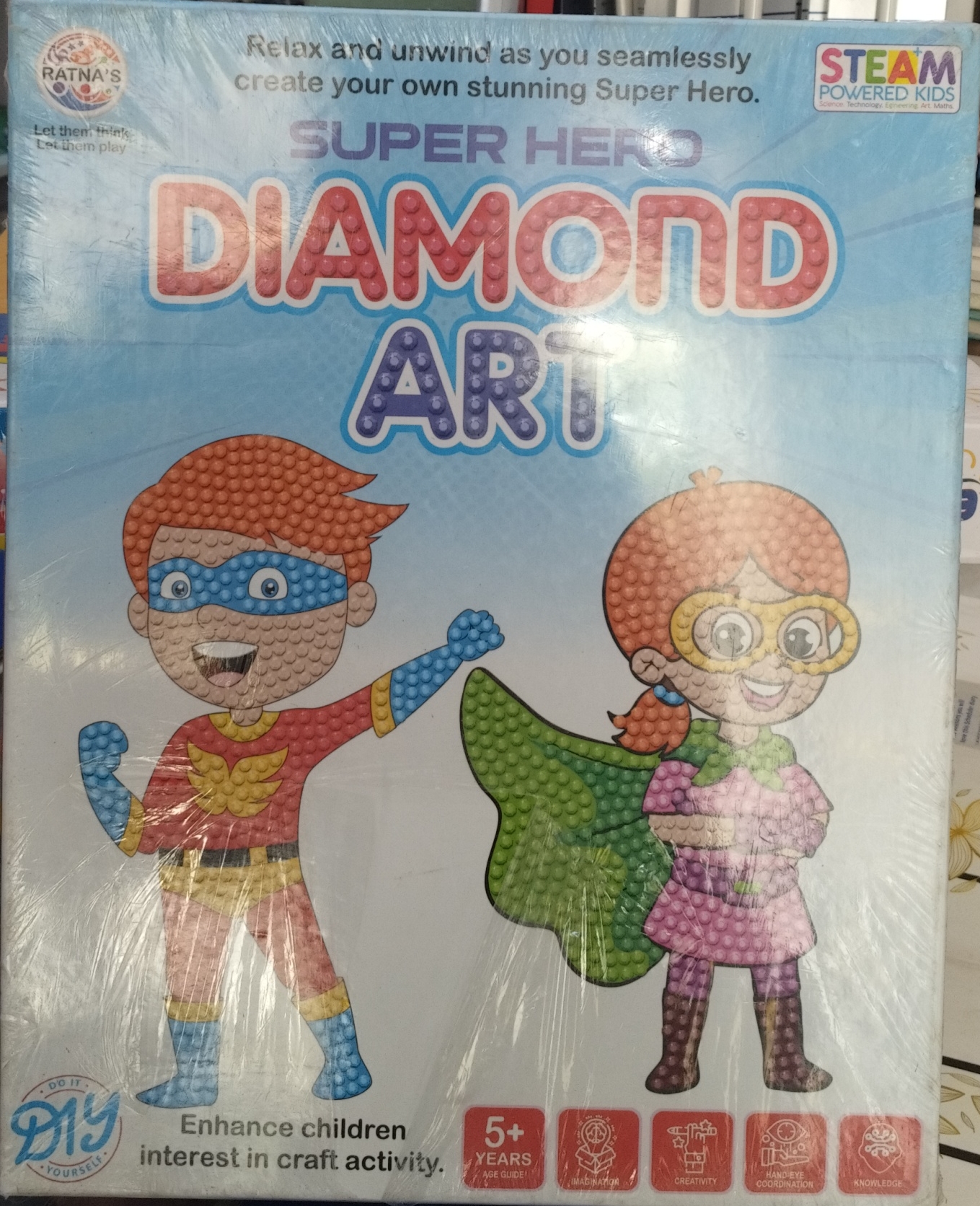 Super Hero Diamond Art view 2