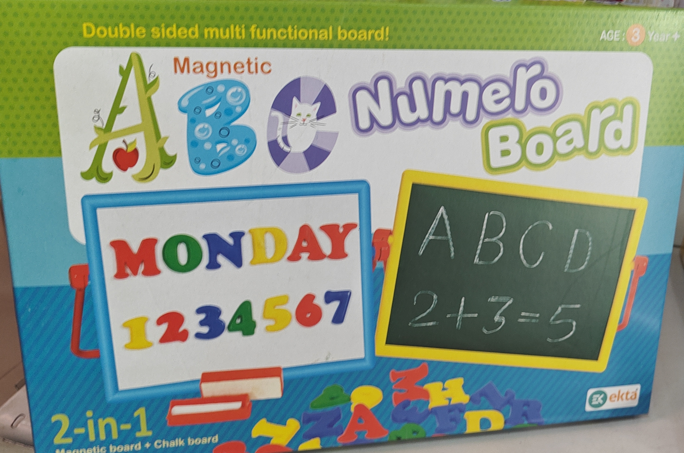 Magnetic ABC Numero Board by Ekta view 2