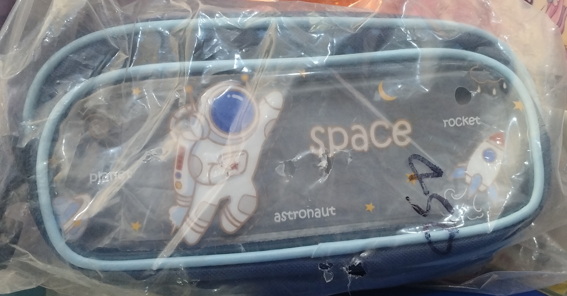 Space Themed Pencil Pouch view 2