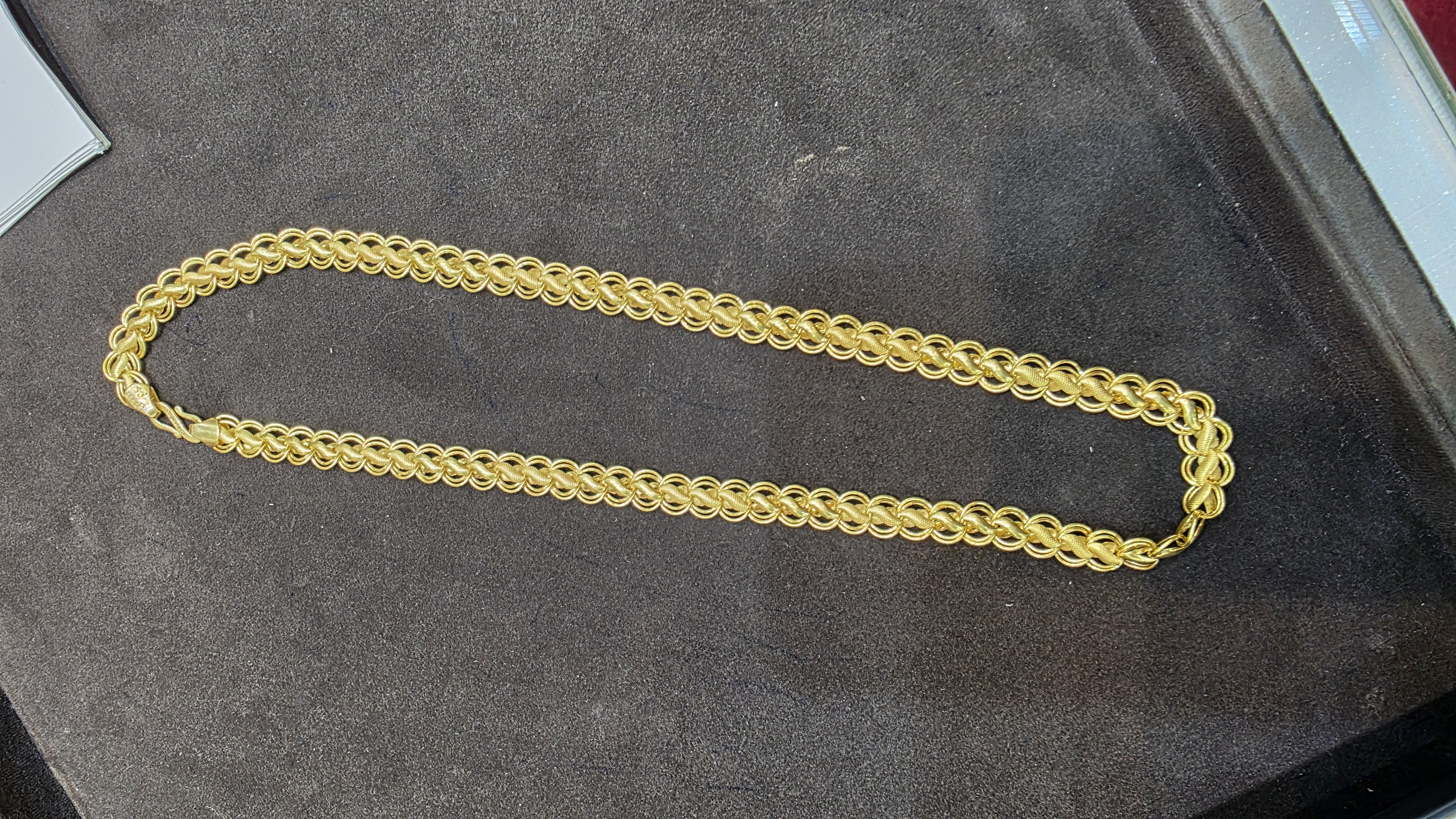 Gold Chain Bracelet view 2