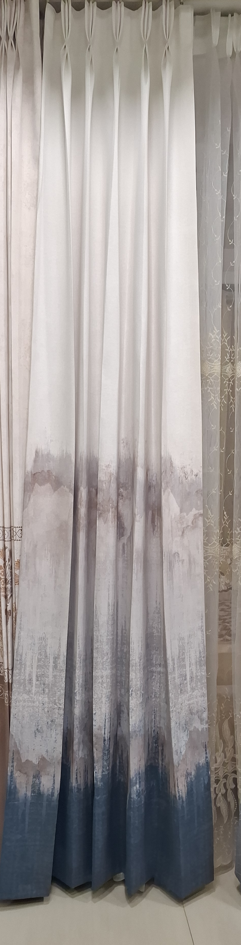 Elegant Gradient  Panel Curtains view 2