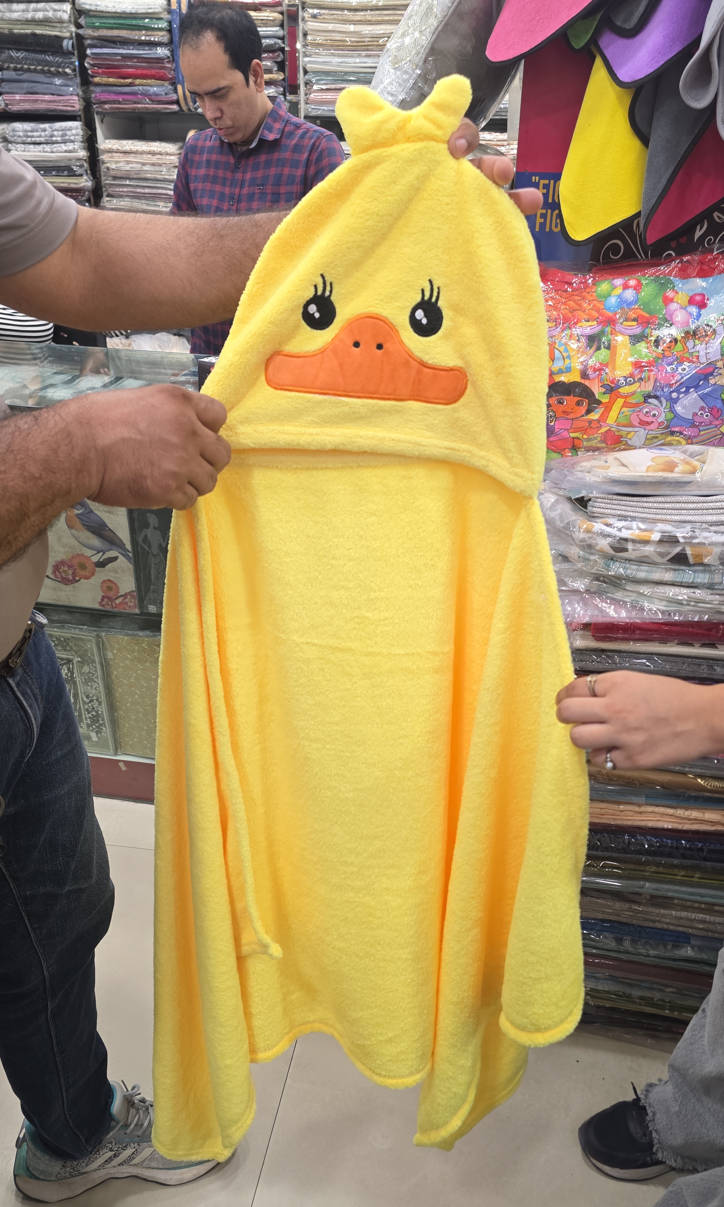 Duck Hooded Kids Towel view 2