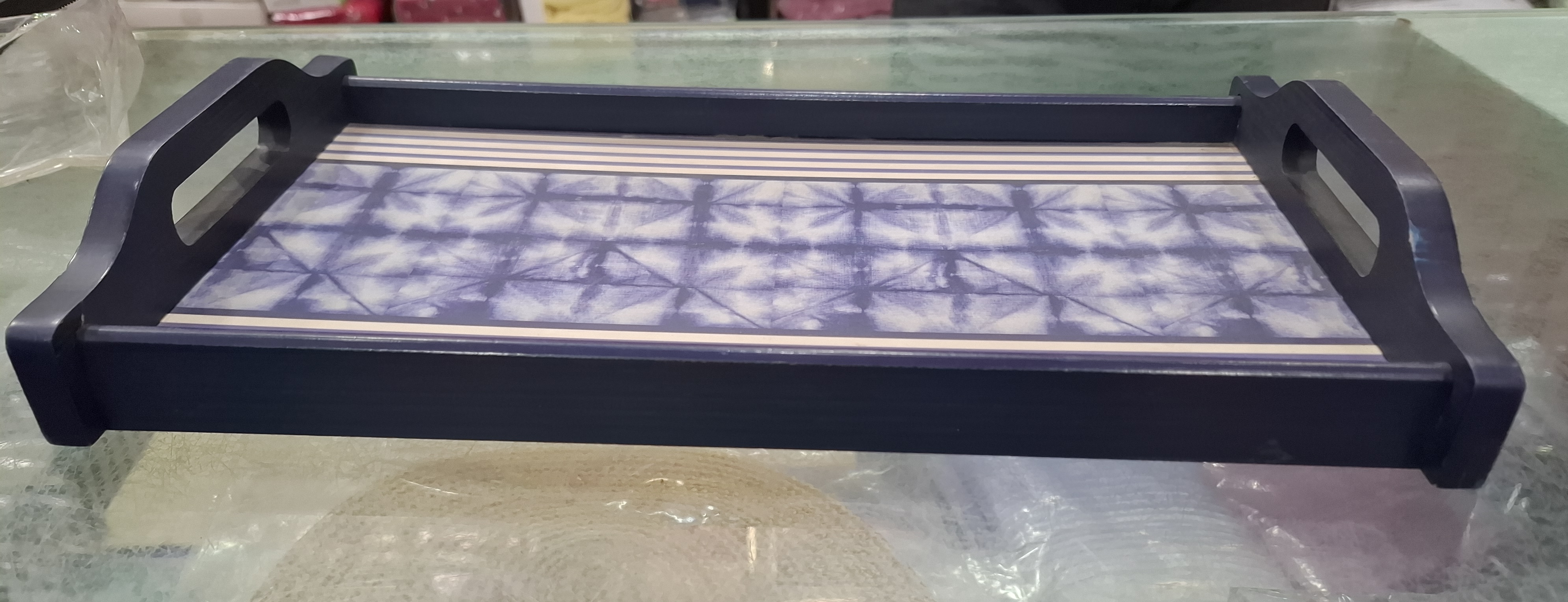 Blue Decorative Tray view 2