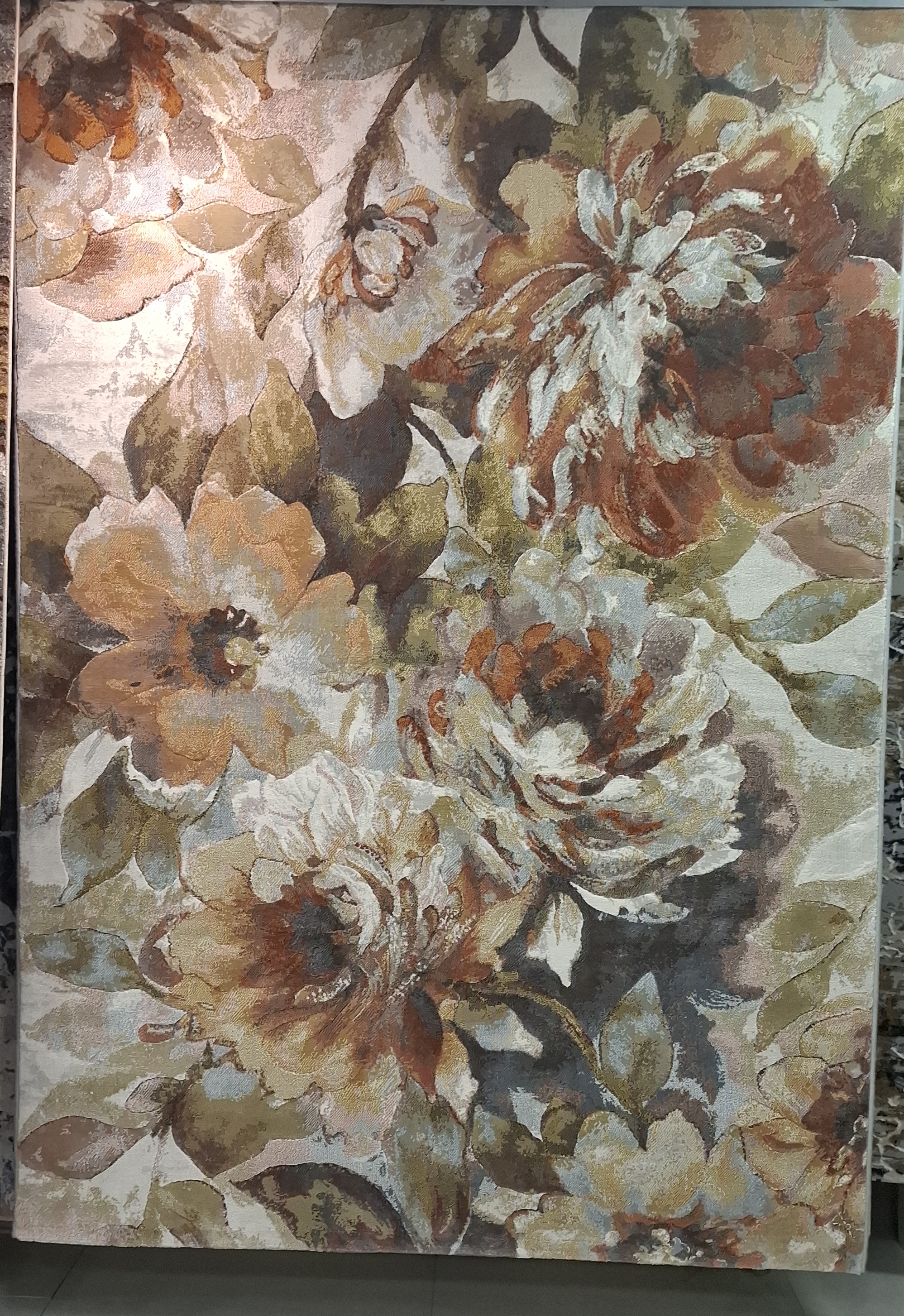 Floral Art Rug view 2