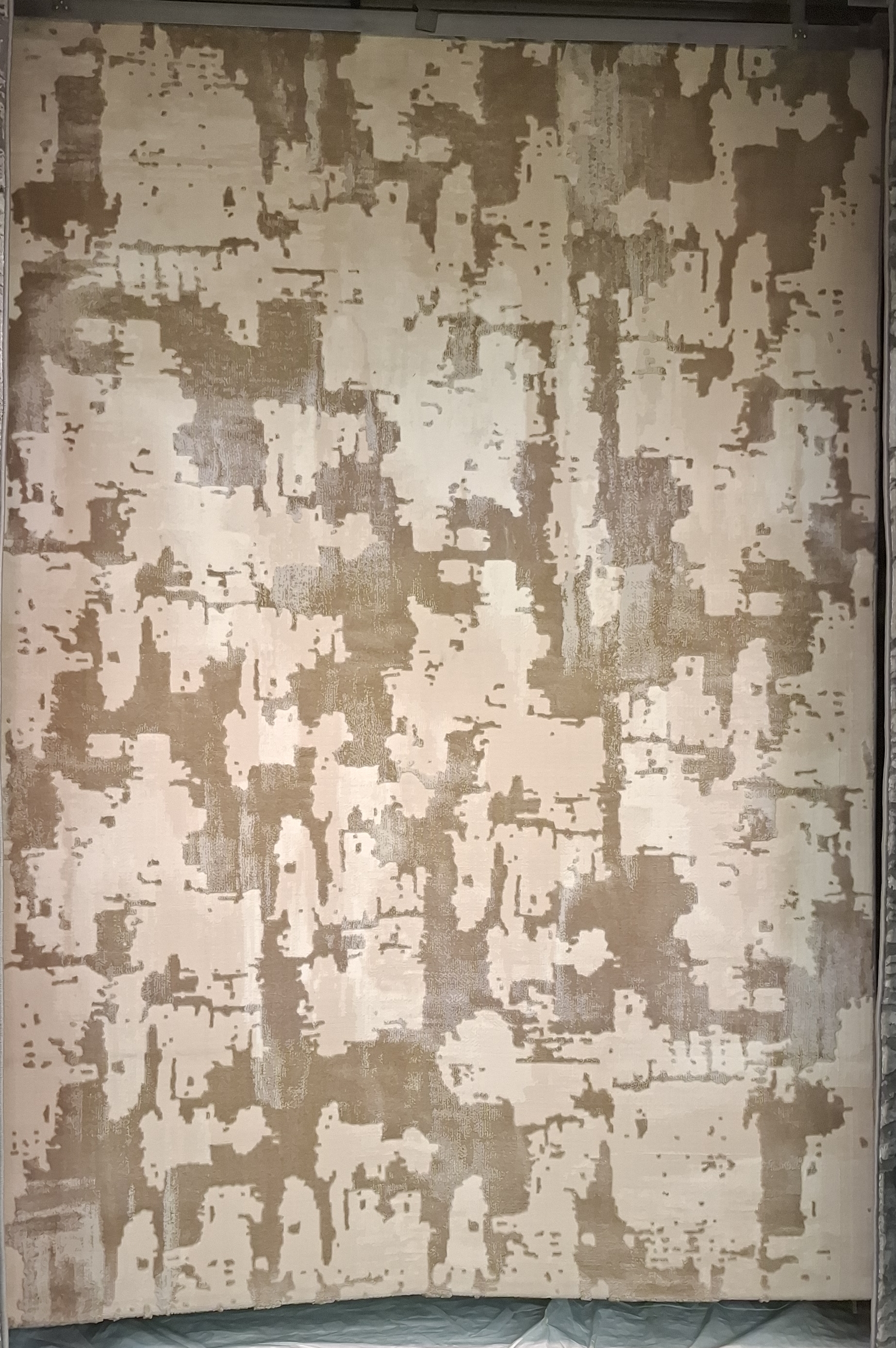 Abstract Beige Rug view 2