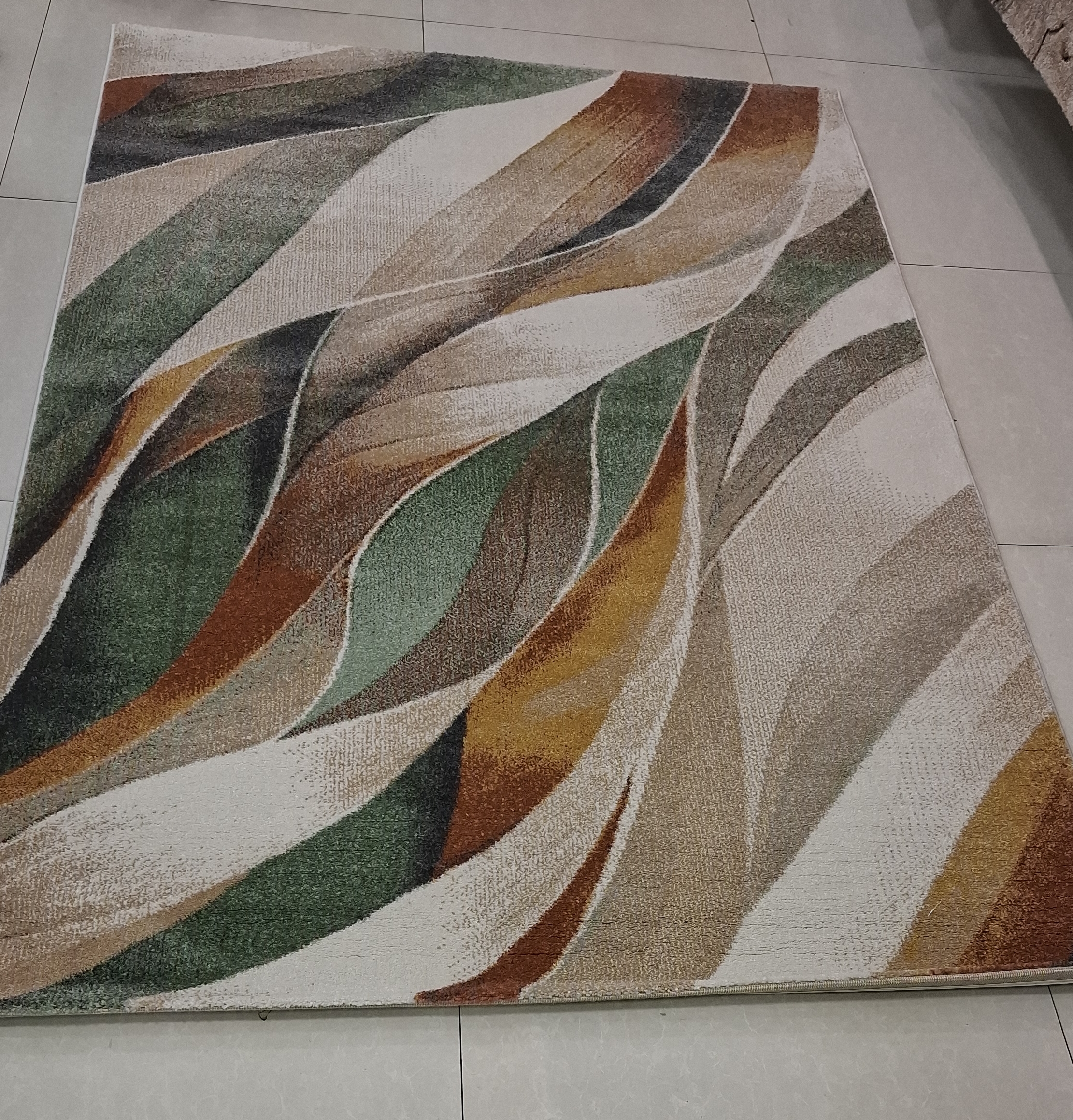 Abstract Leaf Area Rug view 2