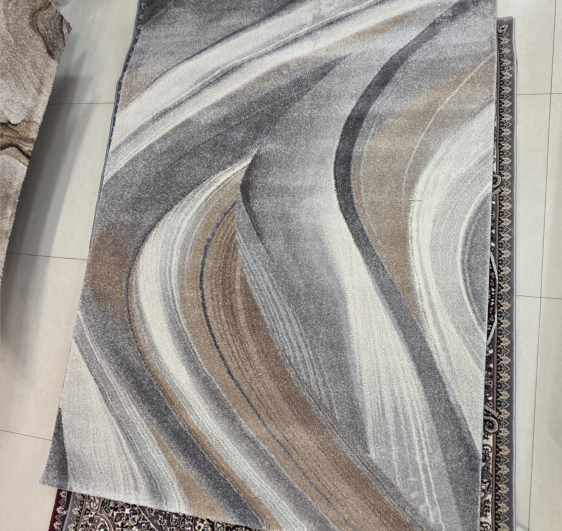 Modern Abstract Area Rug view 2