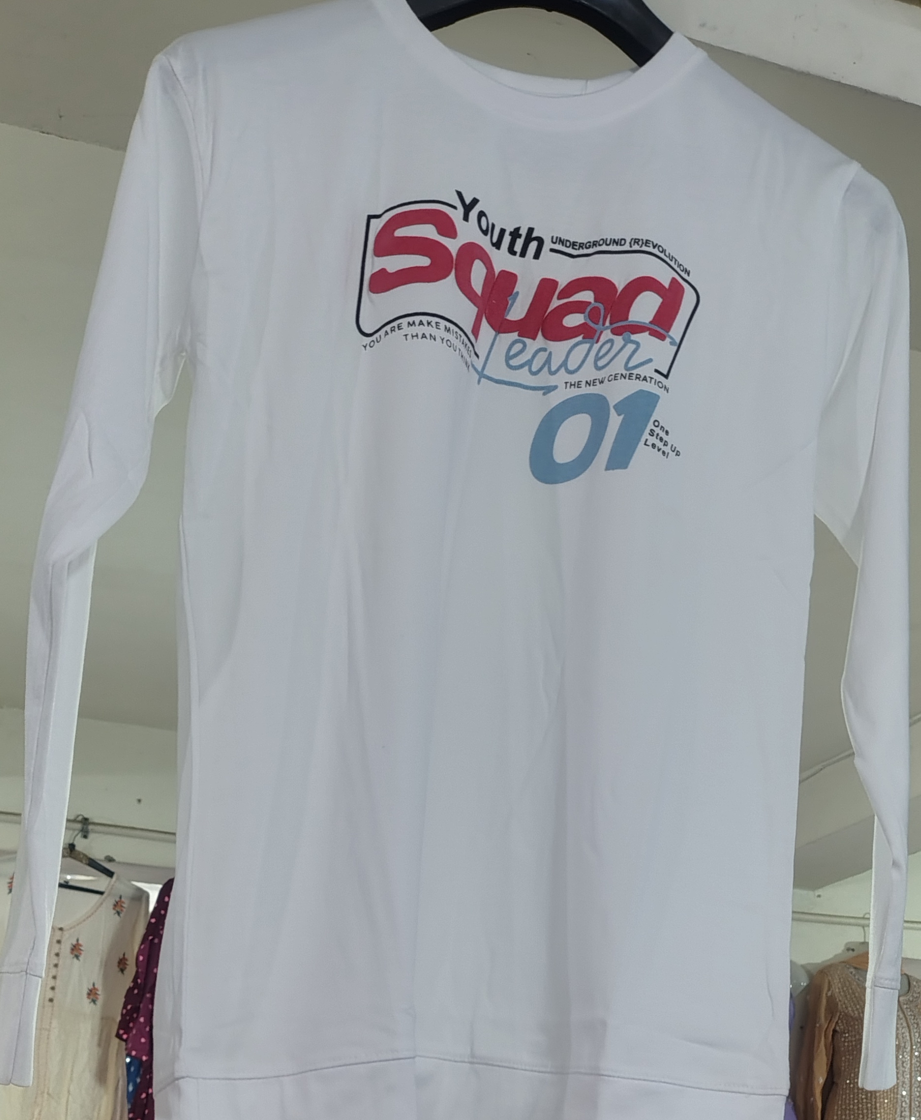 Youth Squad Leader Long Sleeve T-Shirt view 2