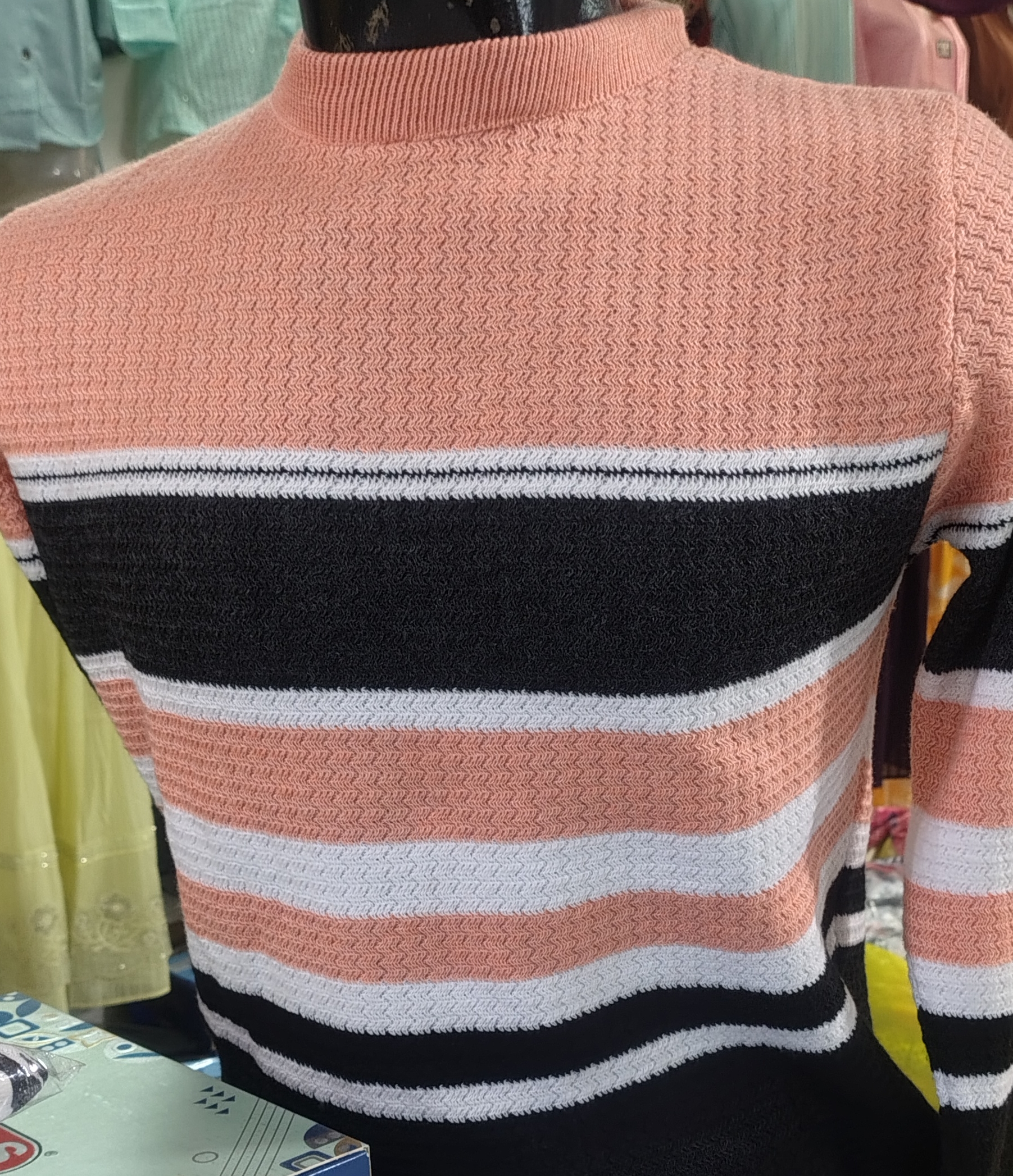 Striped Knit Sweater view 2
