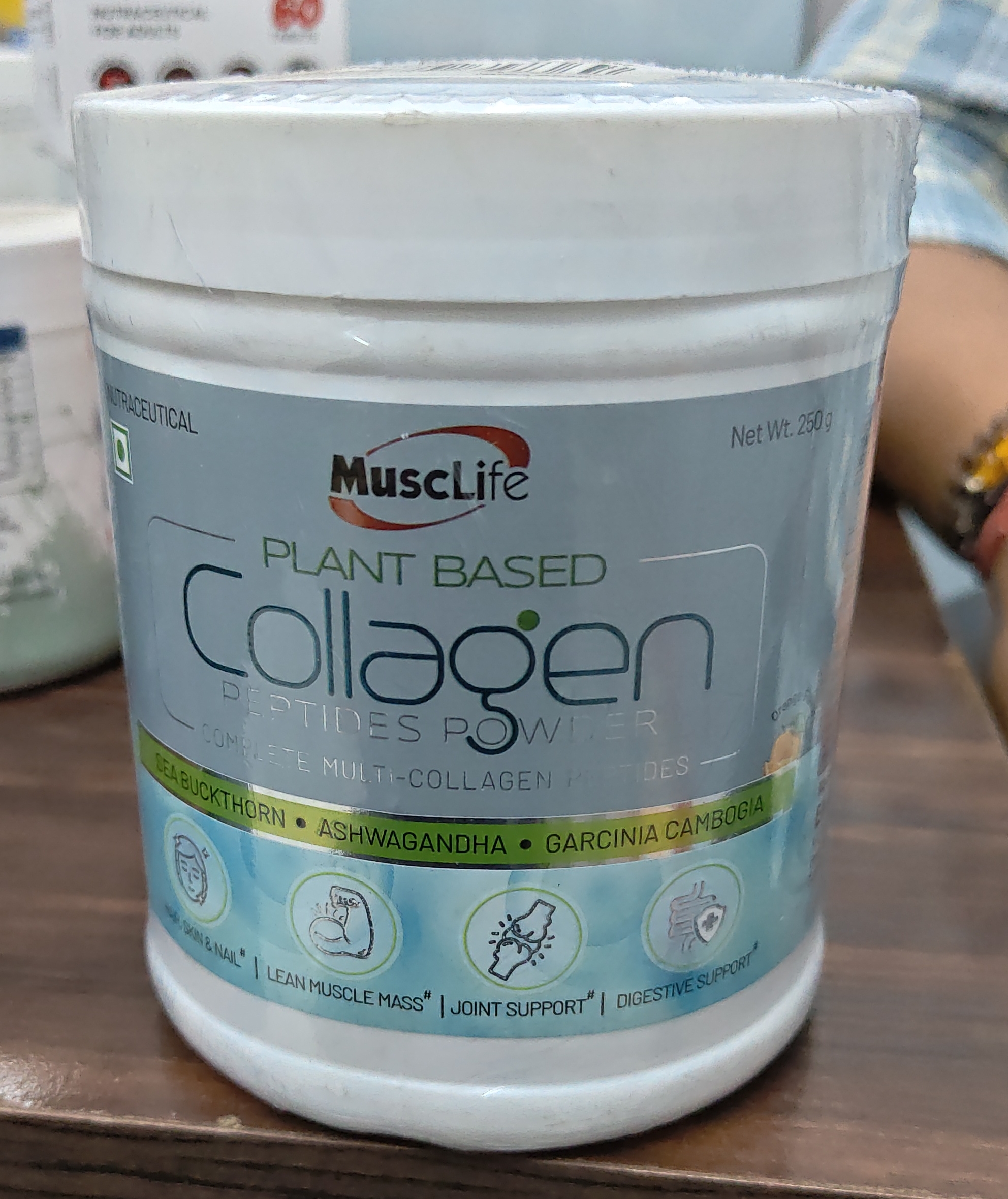 MuscLife Plant Based Collagen Peptides Powder view 2