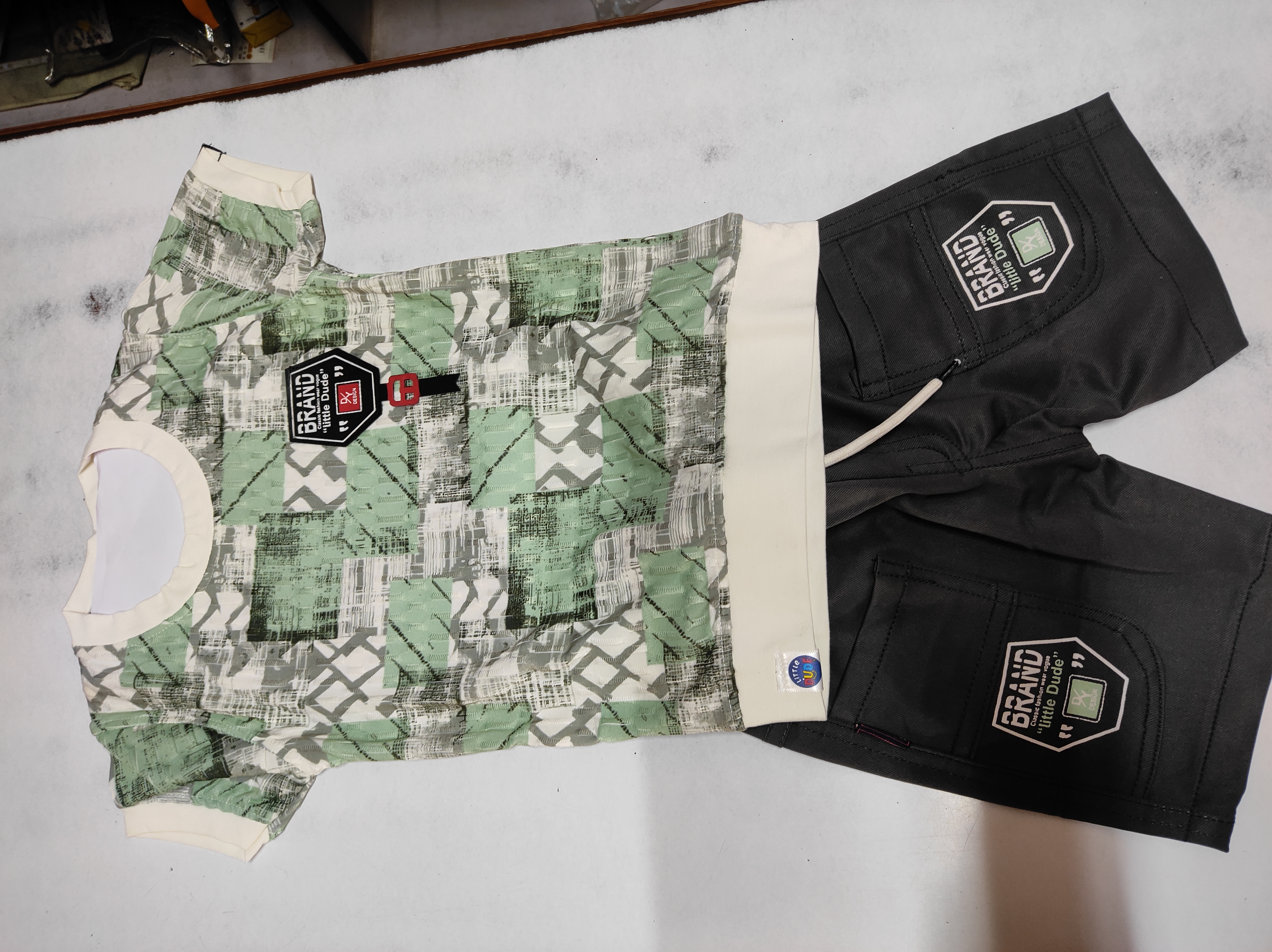 Brand Short Sleeve Set view 2