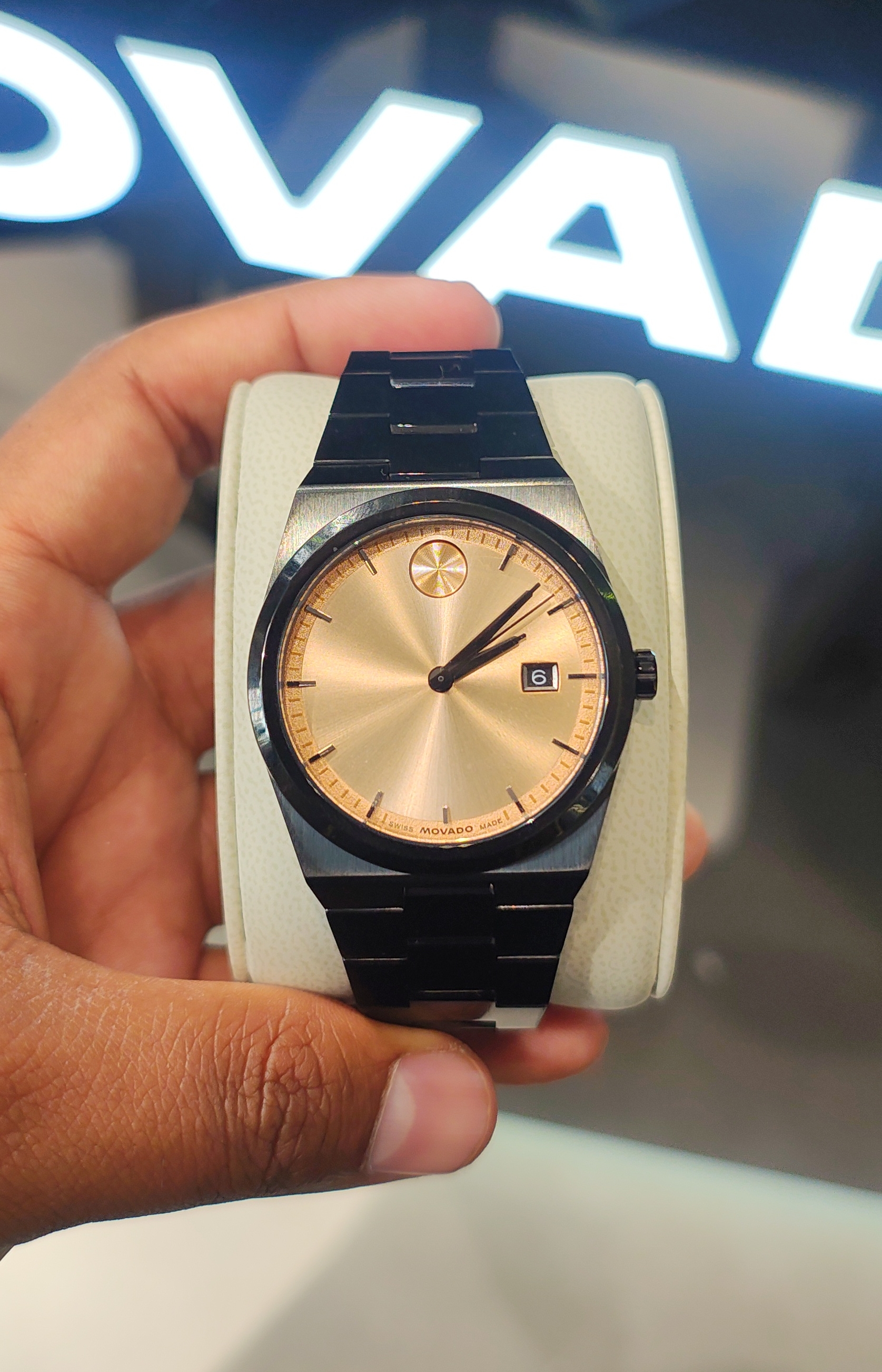 MOVADO Museum Rose Gold Watch view 6