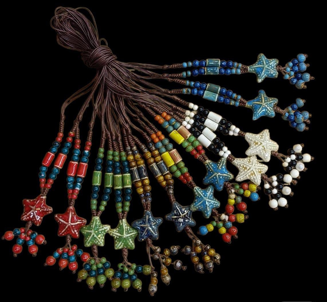 Mala Ceramic Beads view 2